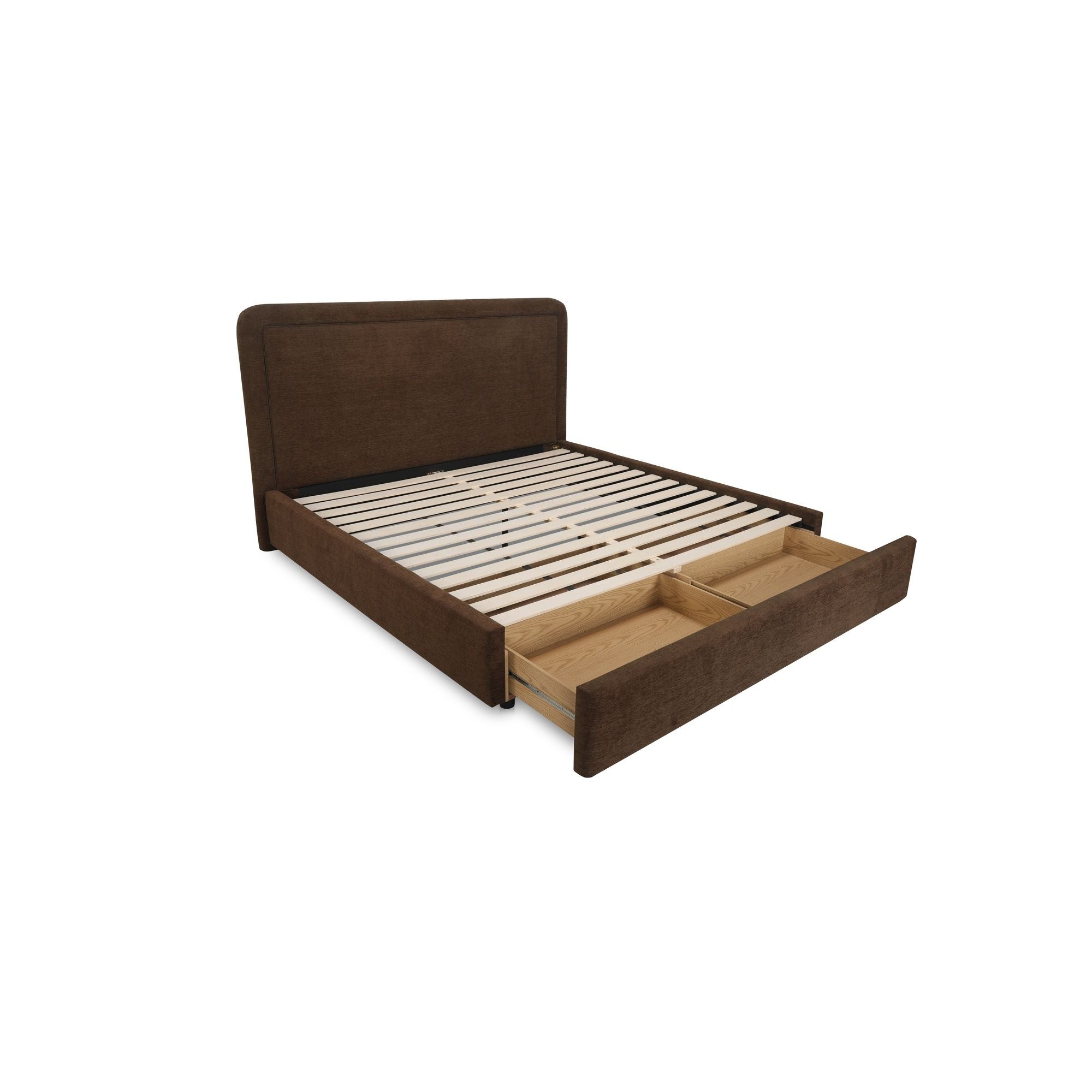Simon - King Storage Bed - Brown - Image 2