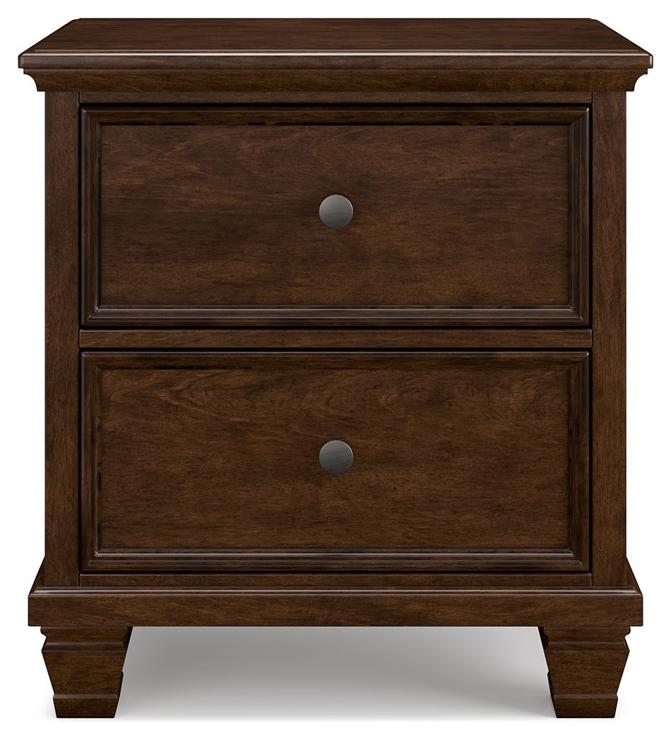 Danabrin - Two Drawer Nightstand - Brown - Image 2