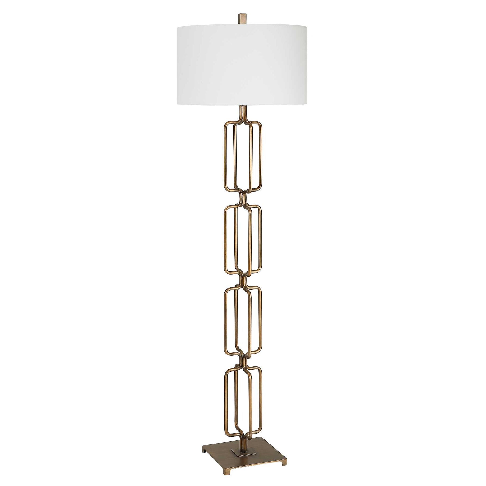Link - Brushed Gold Floor Lamp - Image 2