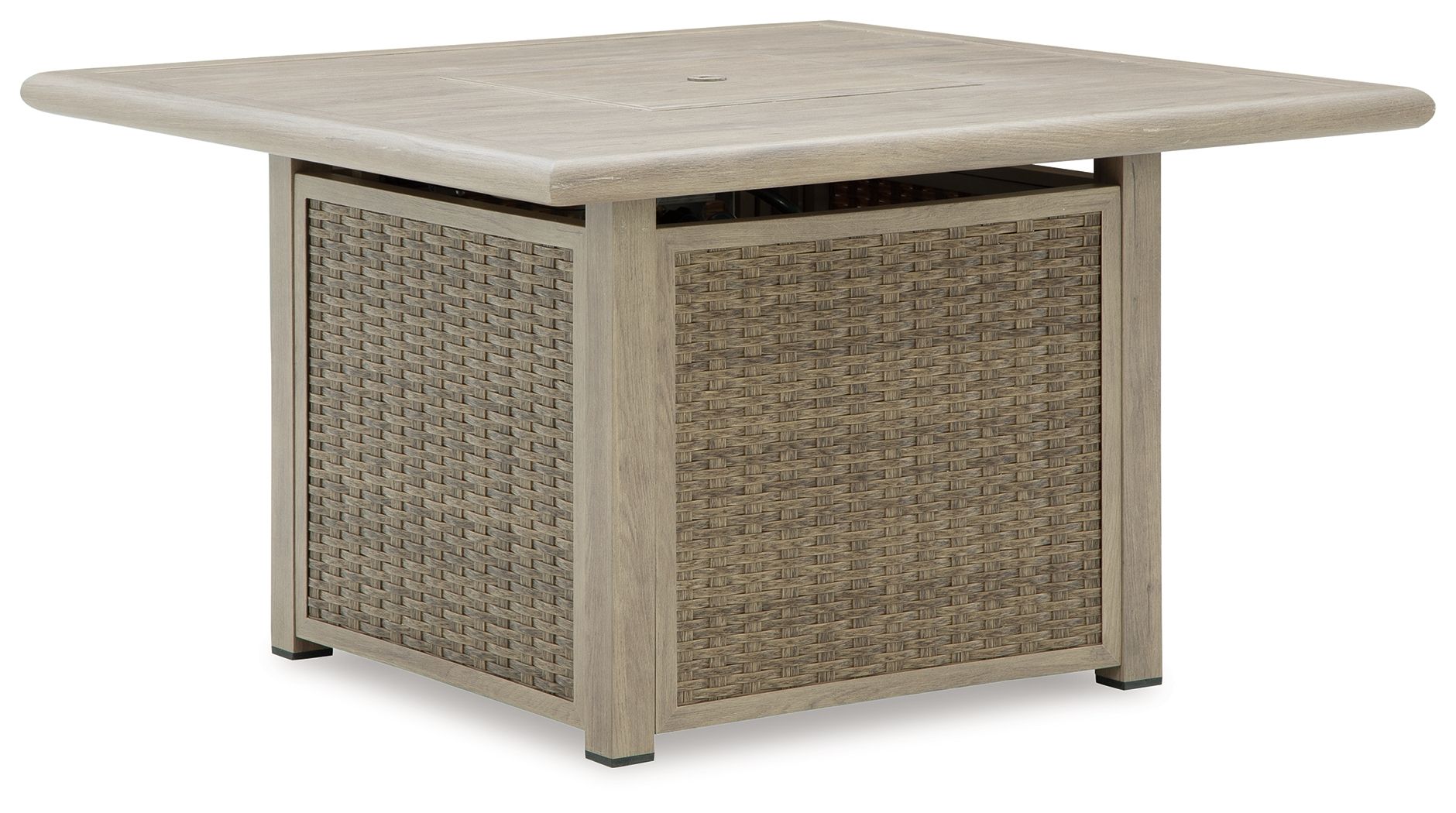 Cliff Trails – Square Fire Pit Table – Beige