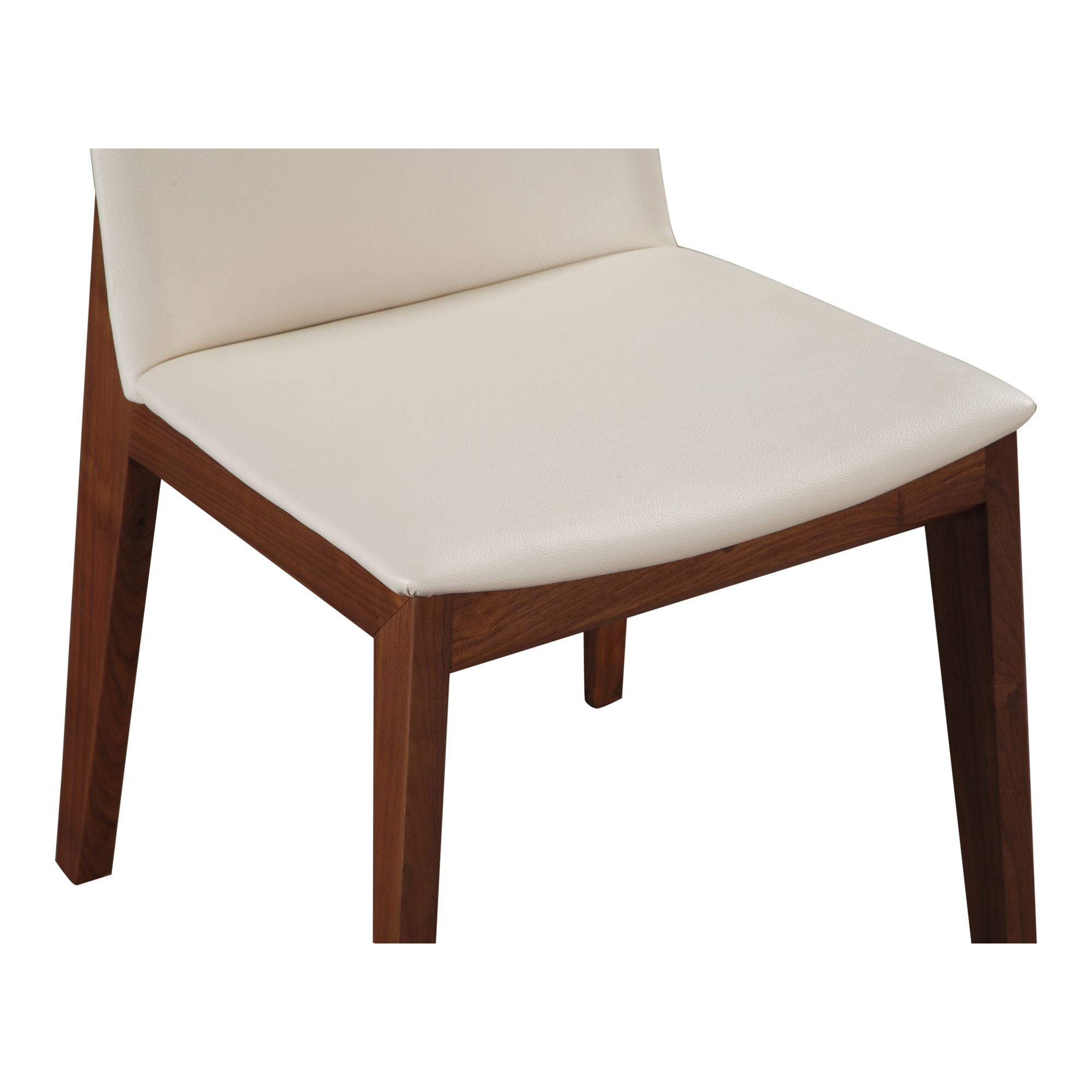 Deco - PVC Dining Chair (Set of 2) - Cream White - Image 2