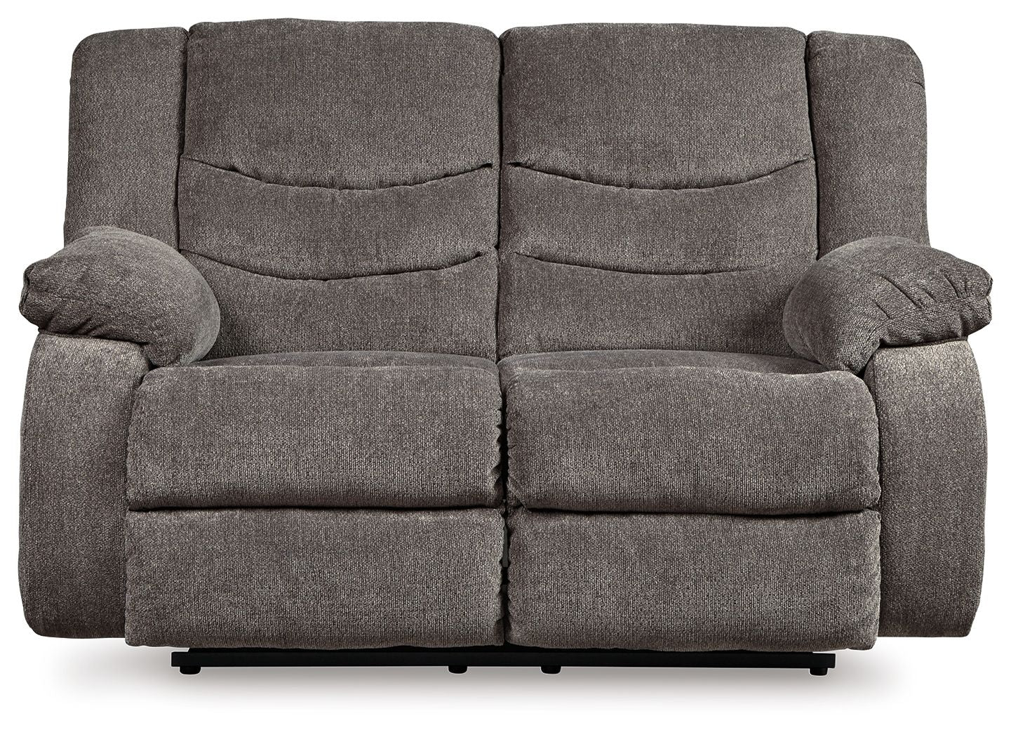 Tulen – Reclining Loveseat – Dark Gray