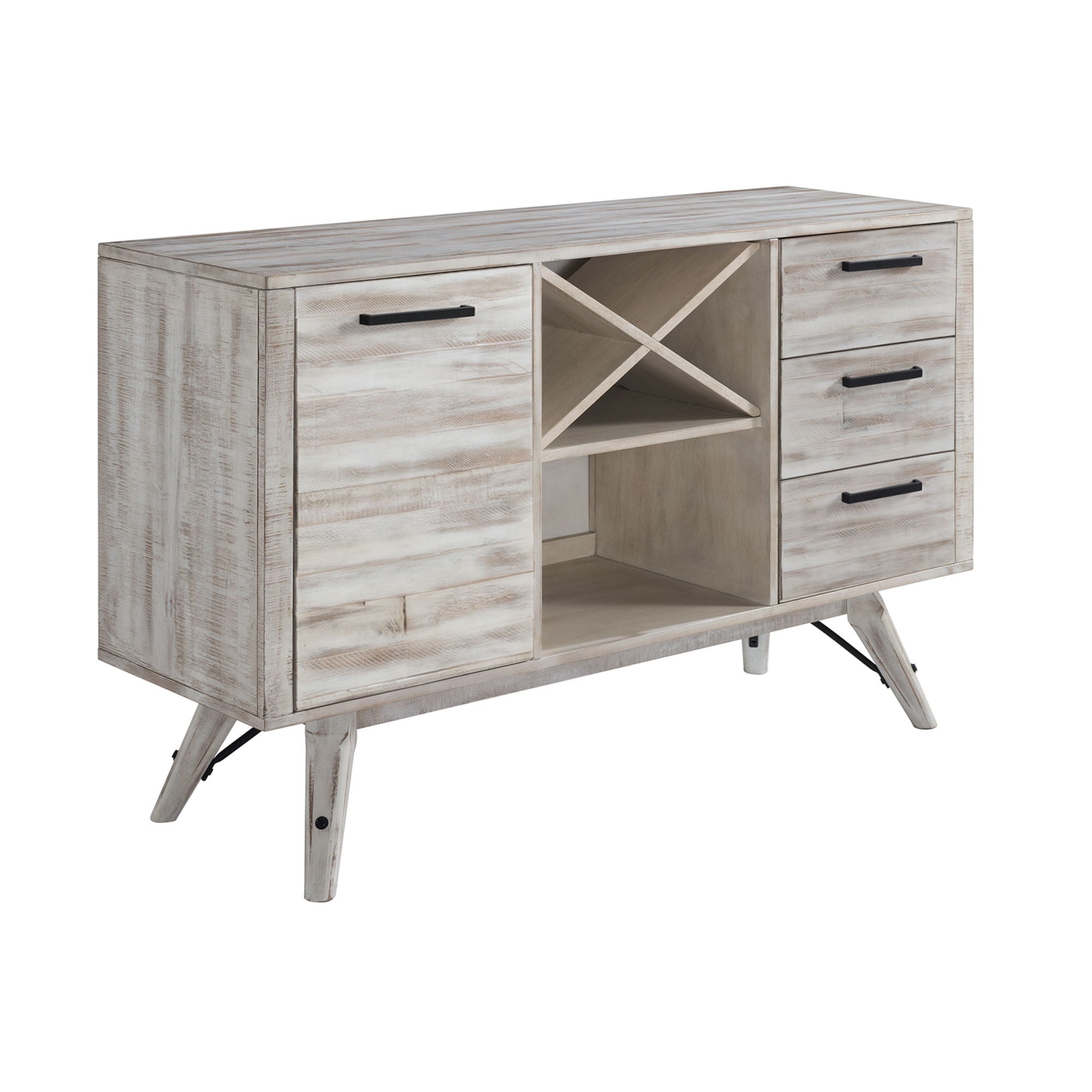 Modern Rustic – Server – Weathered White