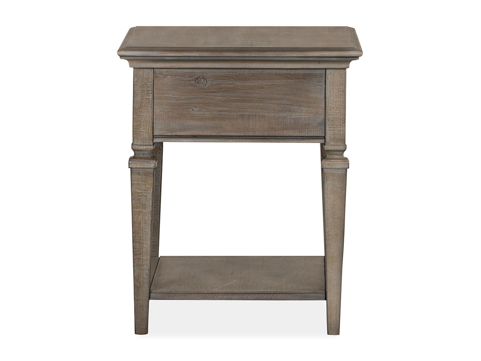 Lancaster - Rectangular End Table - Dove Tail Gray - Image 1