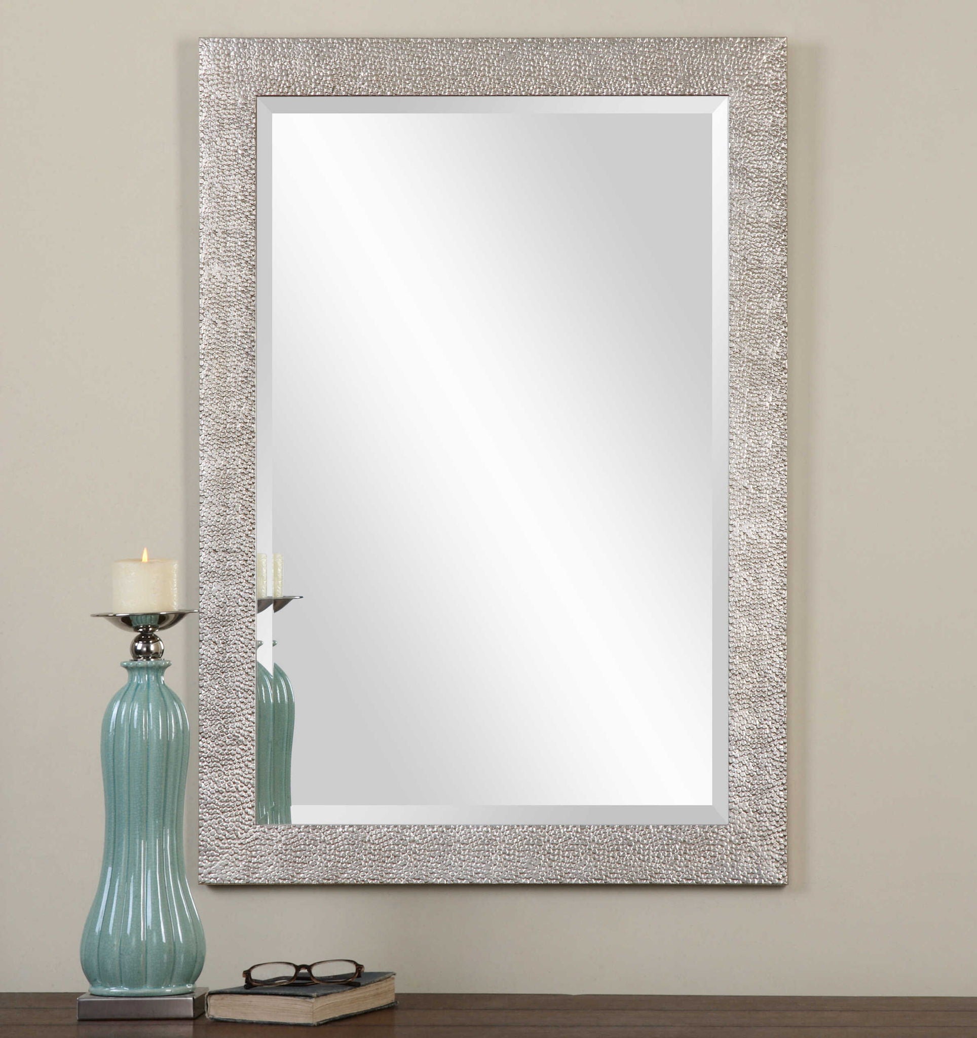 Porcius - Antiqued Mirror - Silver - Image 2