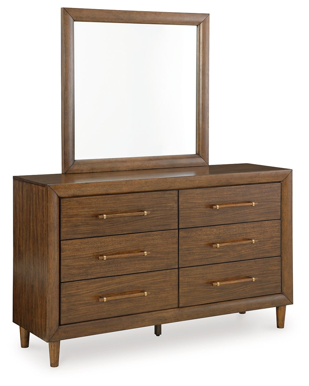 Lyncott – Dresser And Mirror – Brown