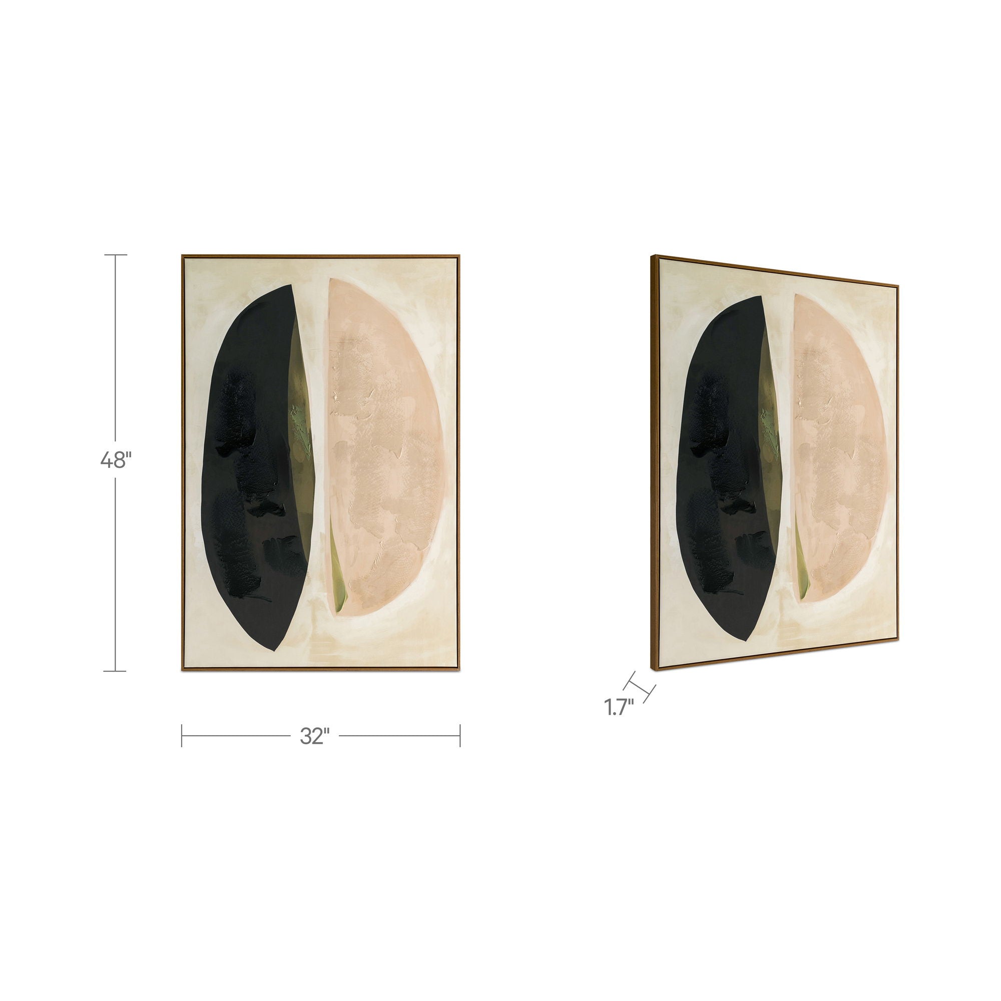 Sage - Framed Painting - Beige - Image 2
