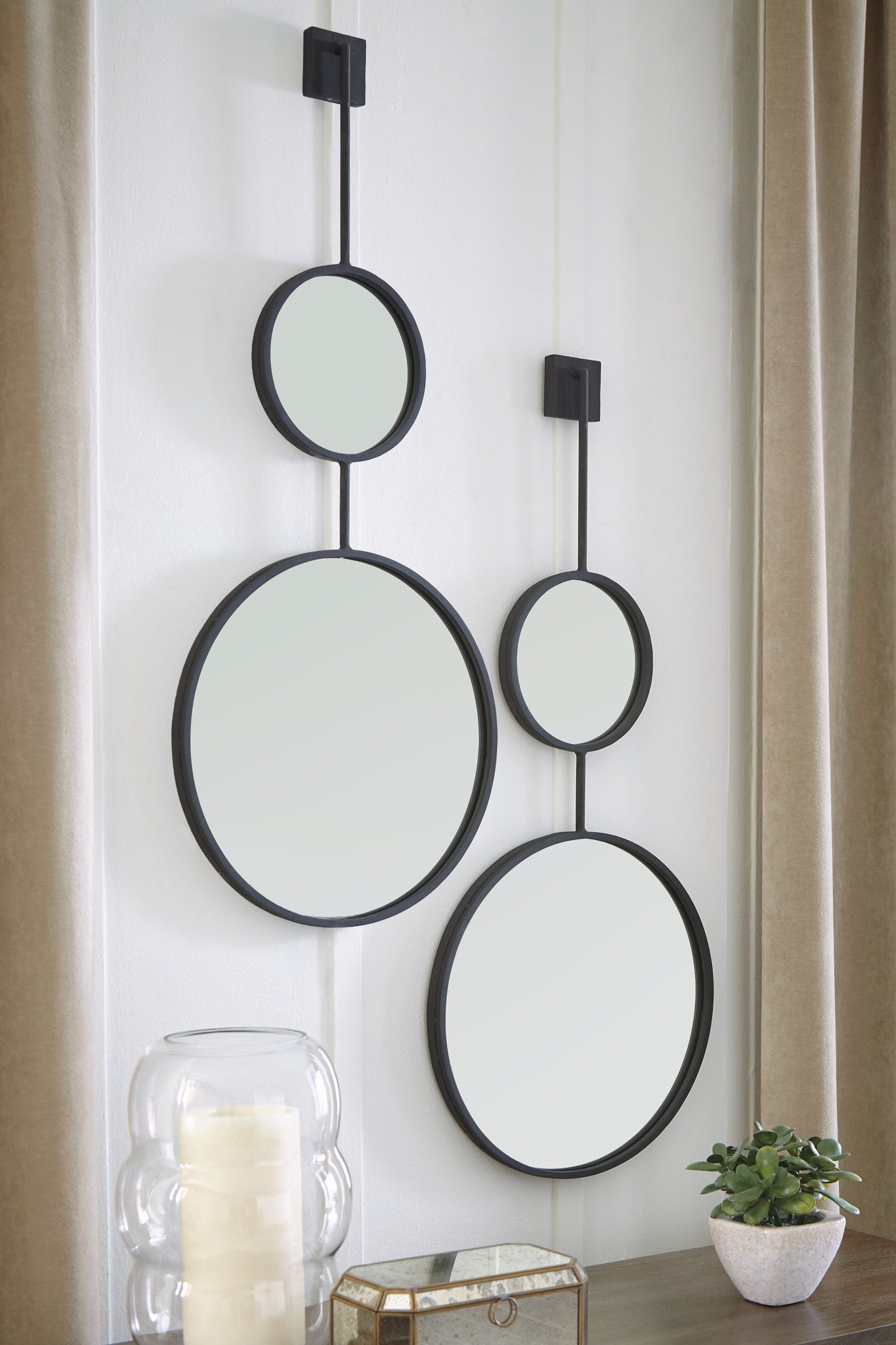 Brewer - Accent Mirror - Black - Image 2