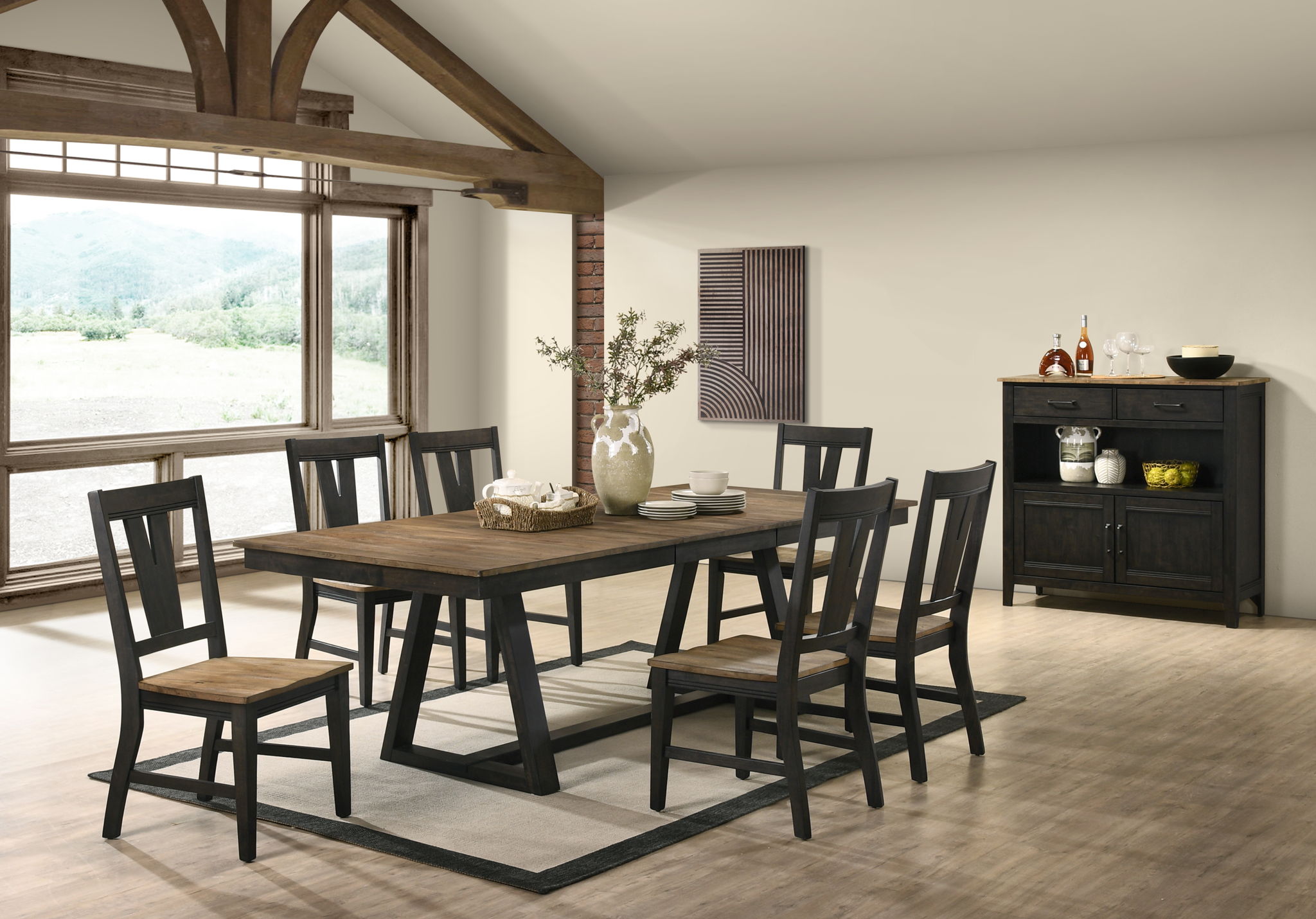 Harper - Splat Chair - Brushed Brown / Pecan - Image 2