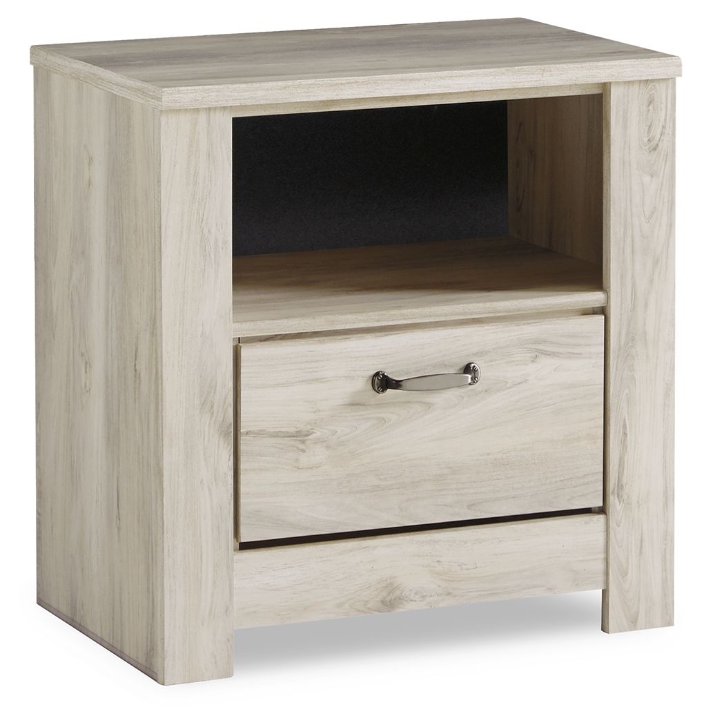 Bellaby – One Drawer Night Stand – Whitewash