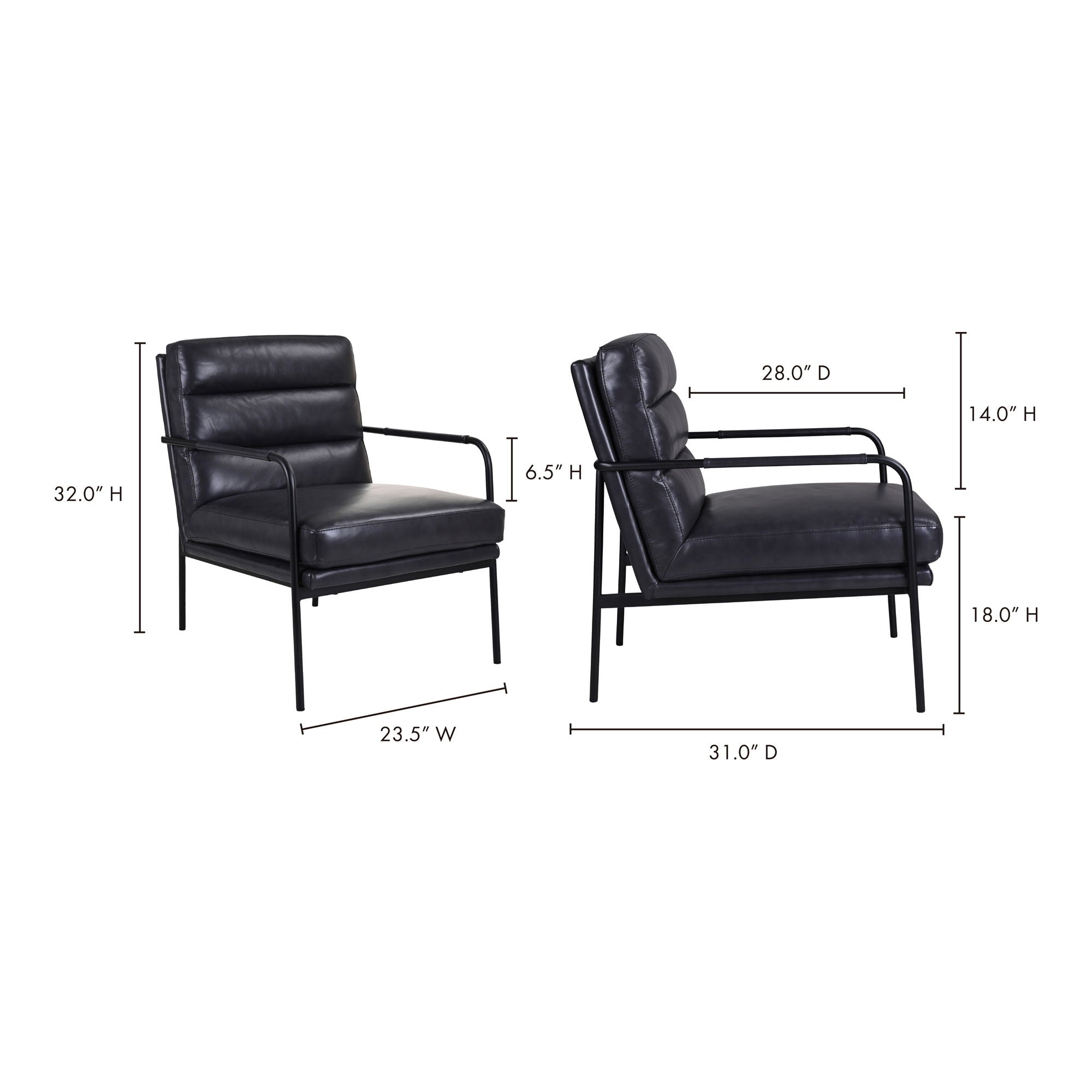 Verlaine - Chair - Black - Image 2