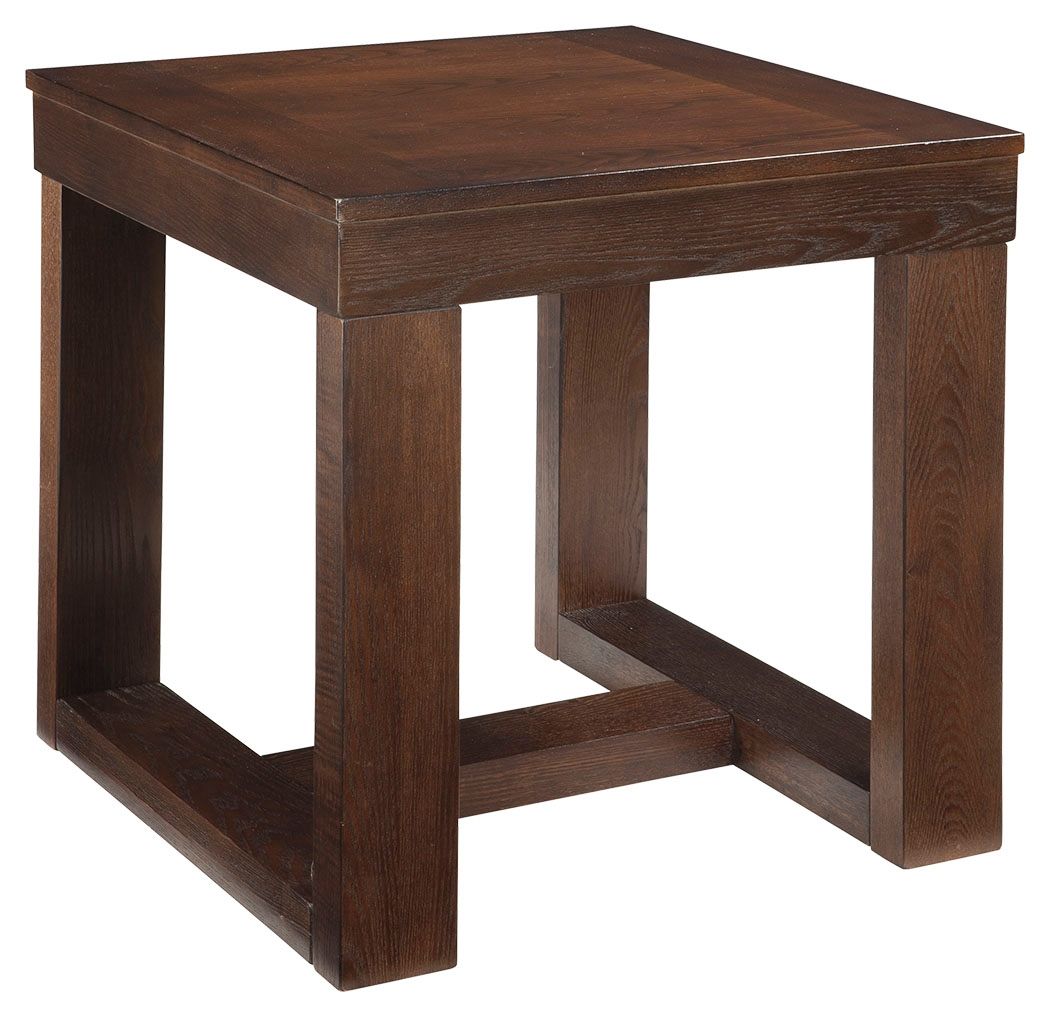 Watson - Square End Table - Dark Brown - Image 1