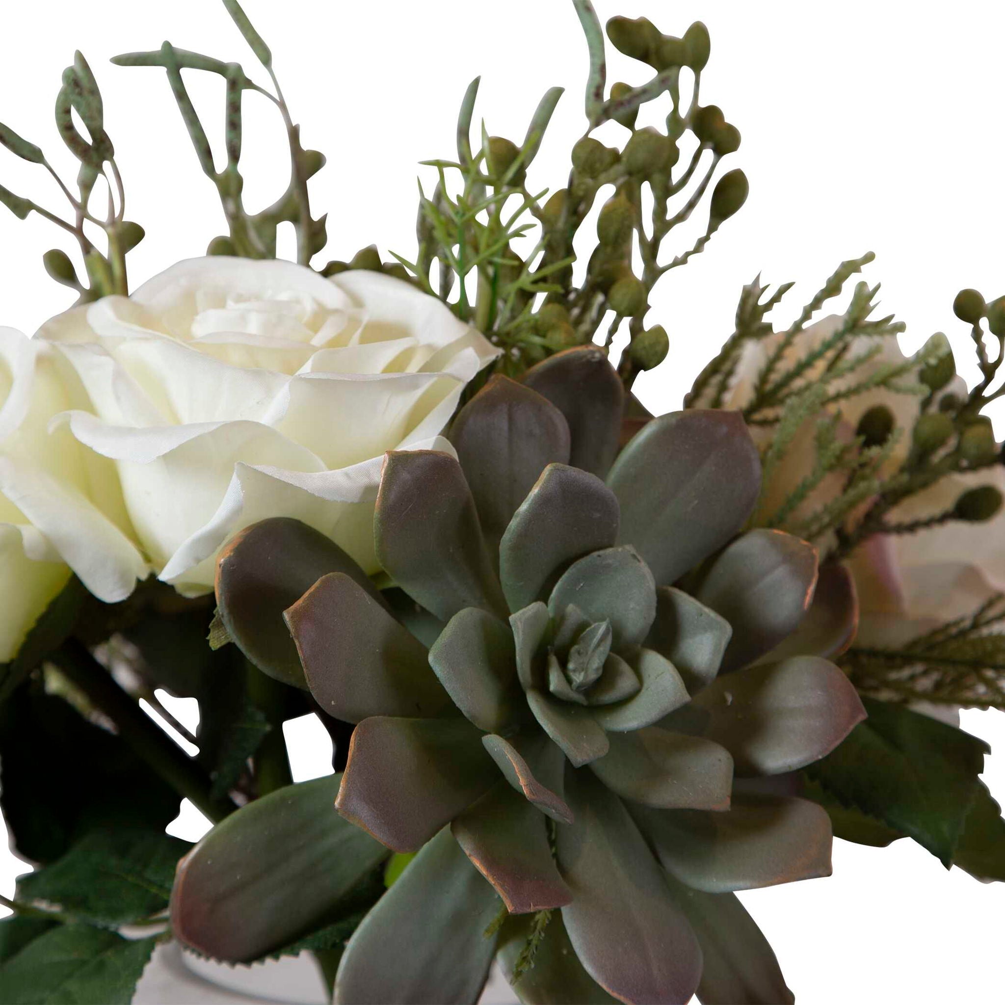 Belmonte - Floral Bouquet & Vase - Green - Image 2