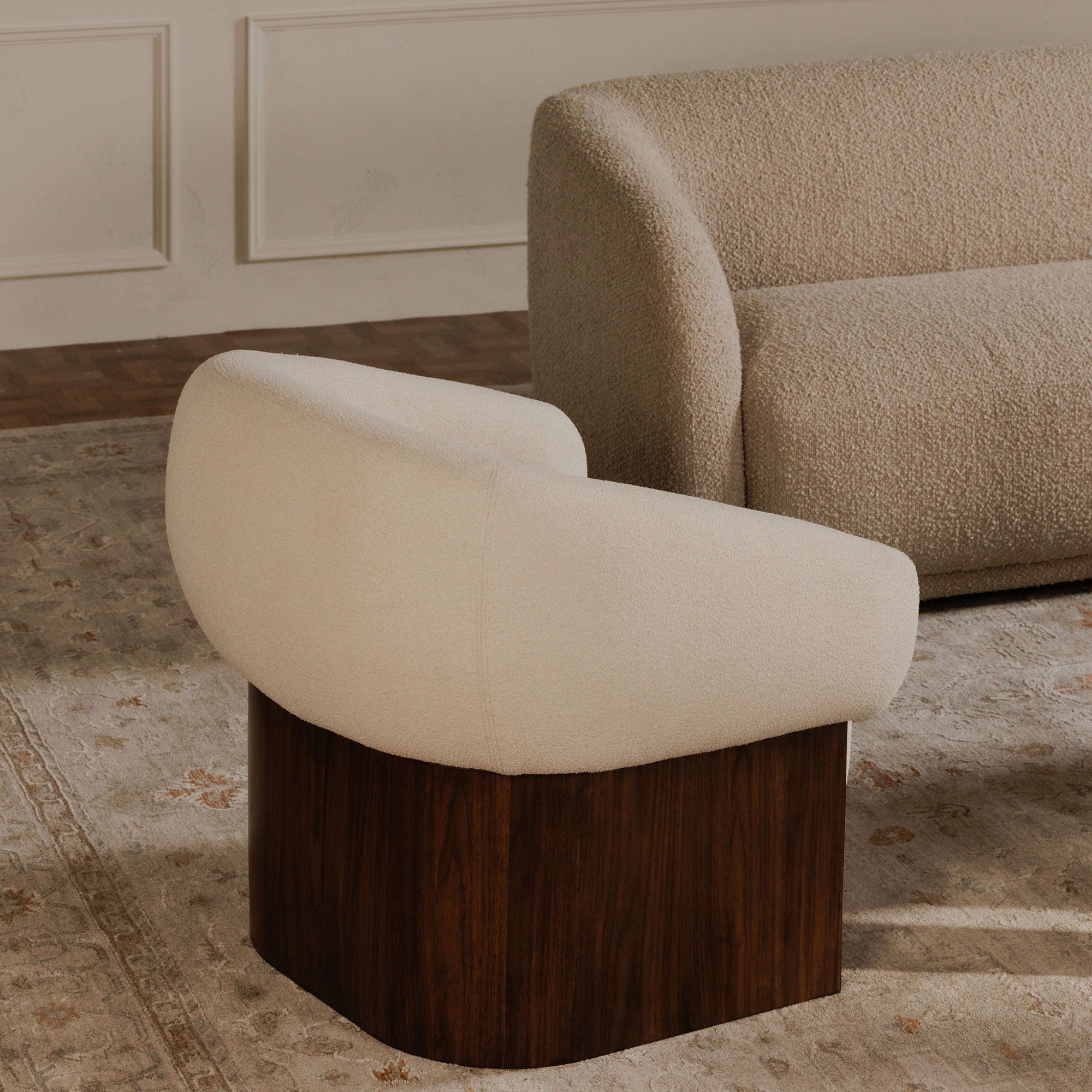 Otto - Accent Chair - Flecked Cream - Image 2