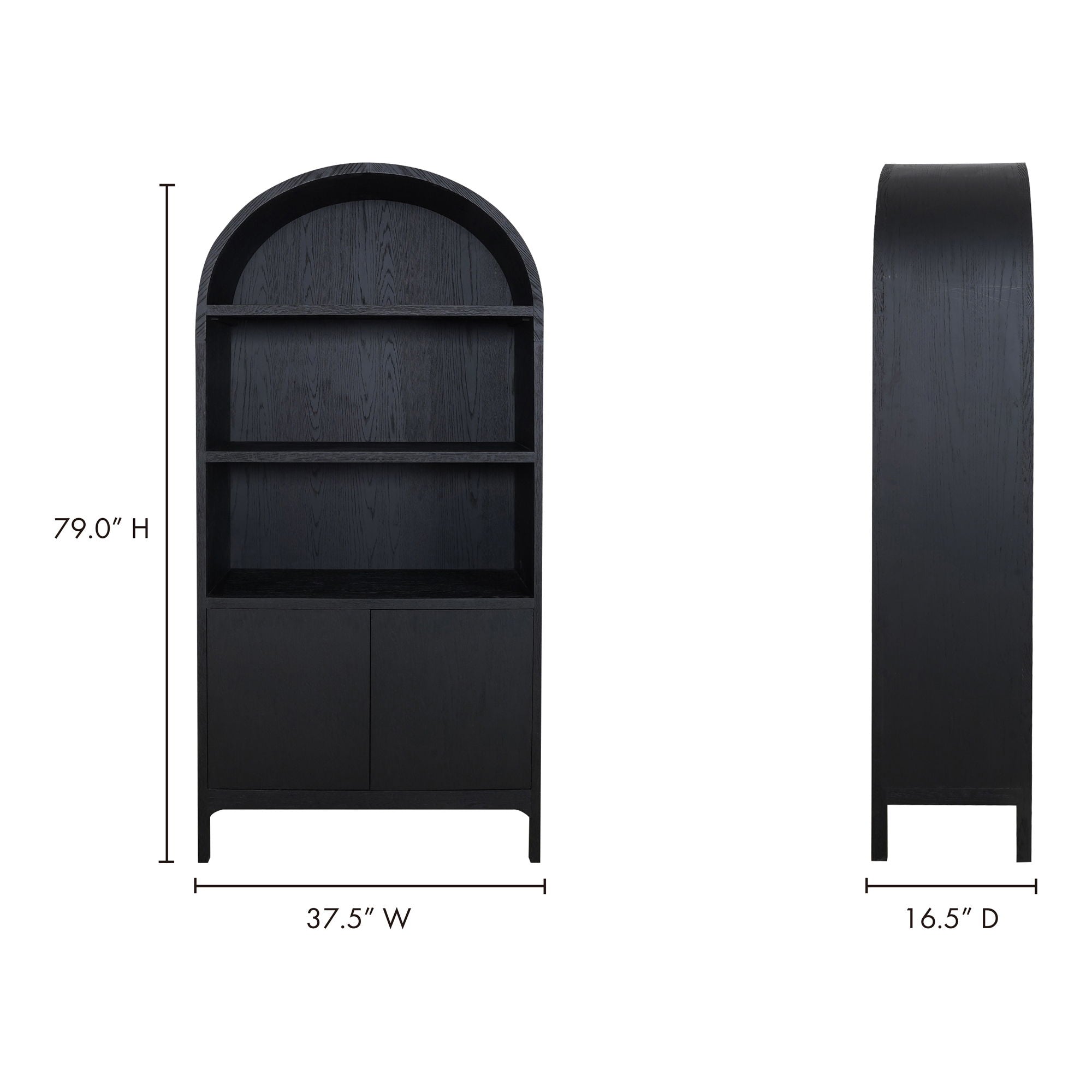 Wilde - Display Cabinet - Black - Image 2