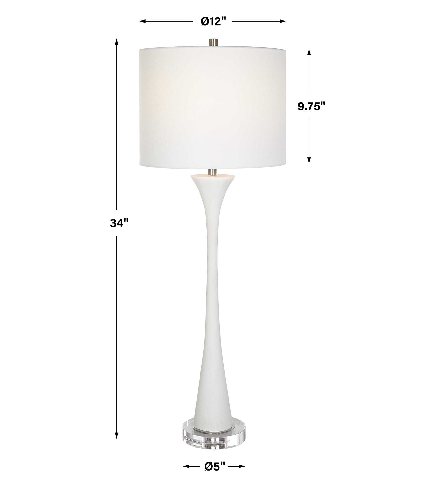 Fountain - Stone Buffet Lamp - Image 3