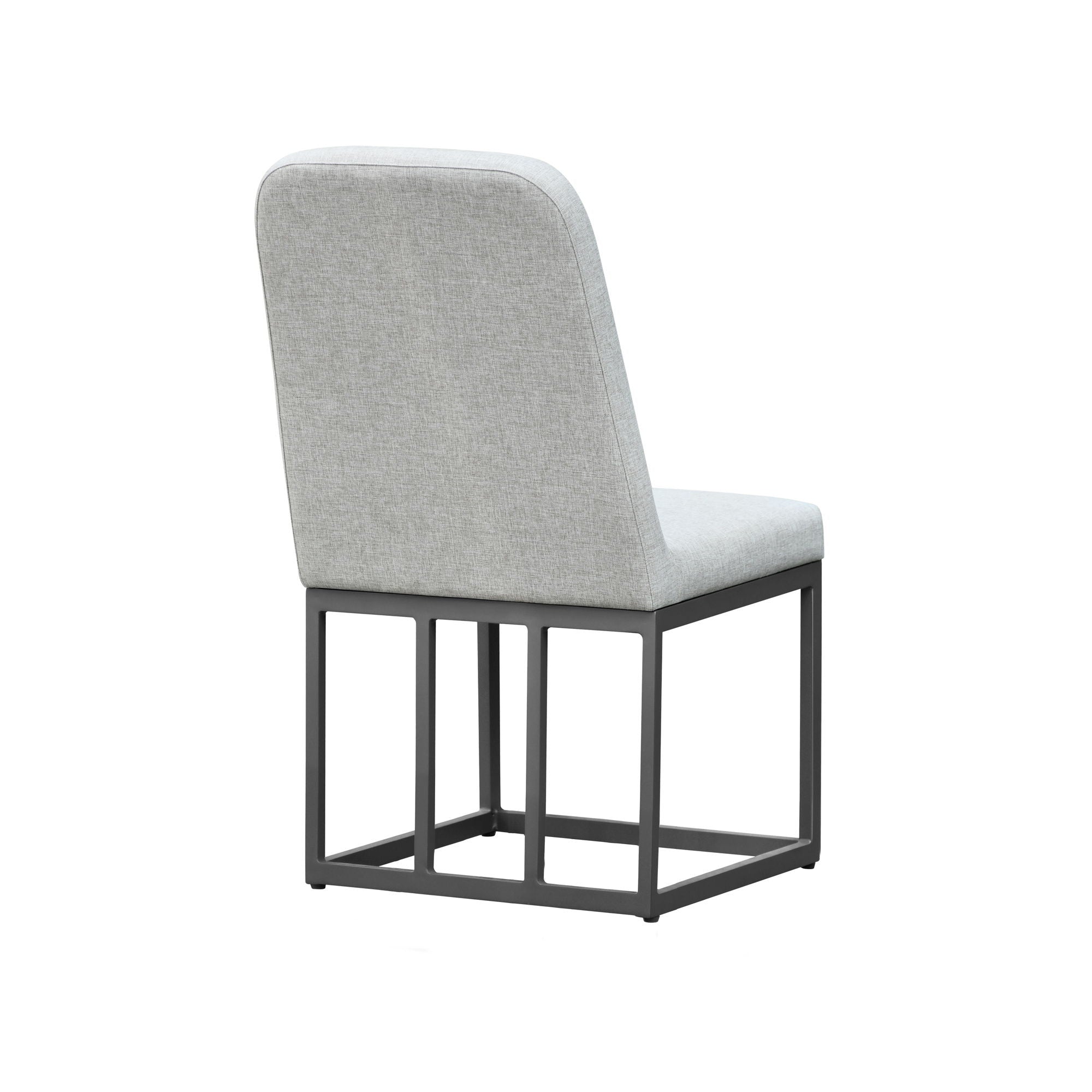 Navarro - Outdoor Dining Upholstered Side Chair - Mocha - Image 2