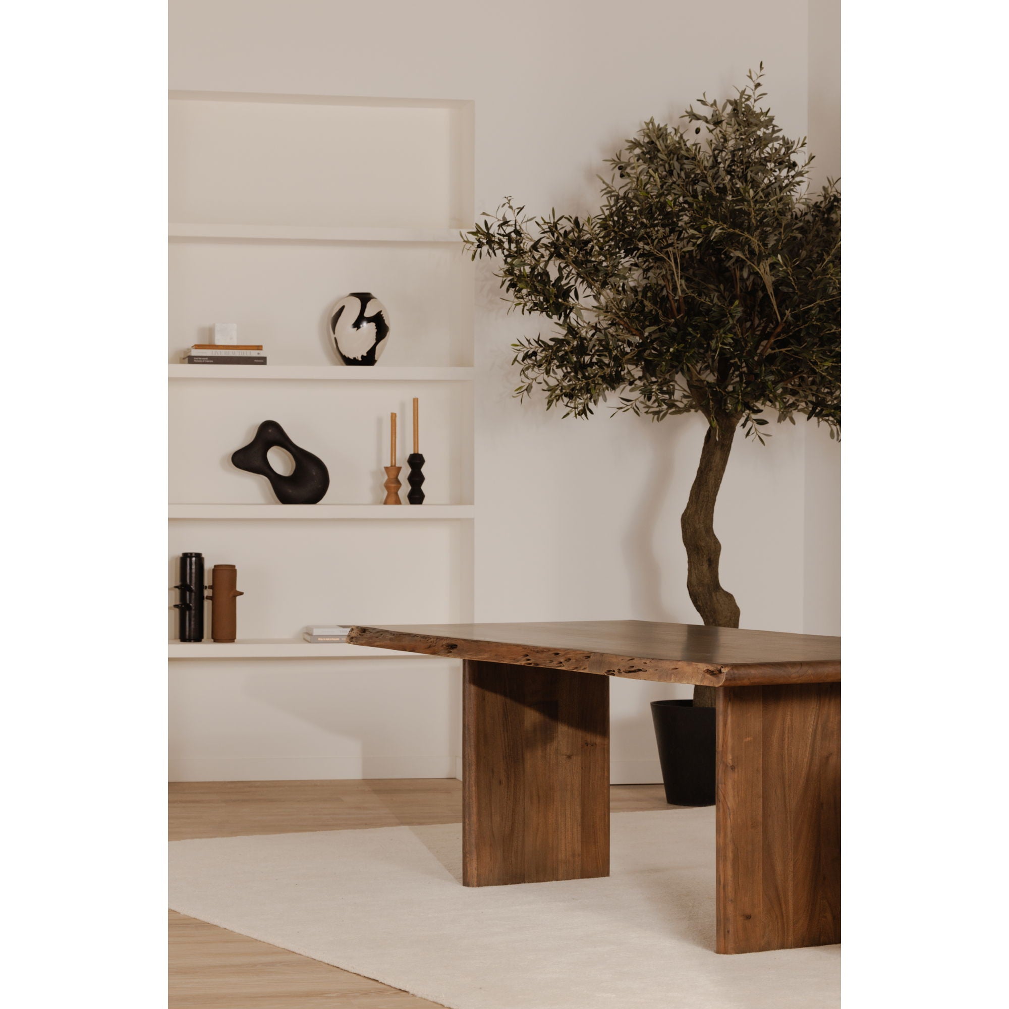 Lila - Large Dining Table - Brown - Image 2