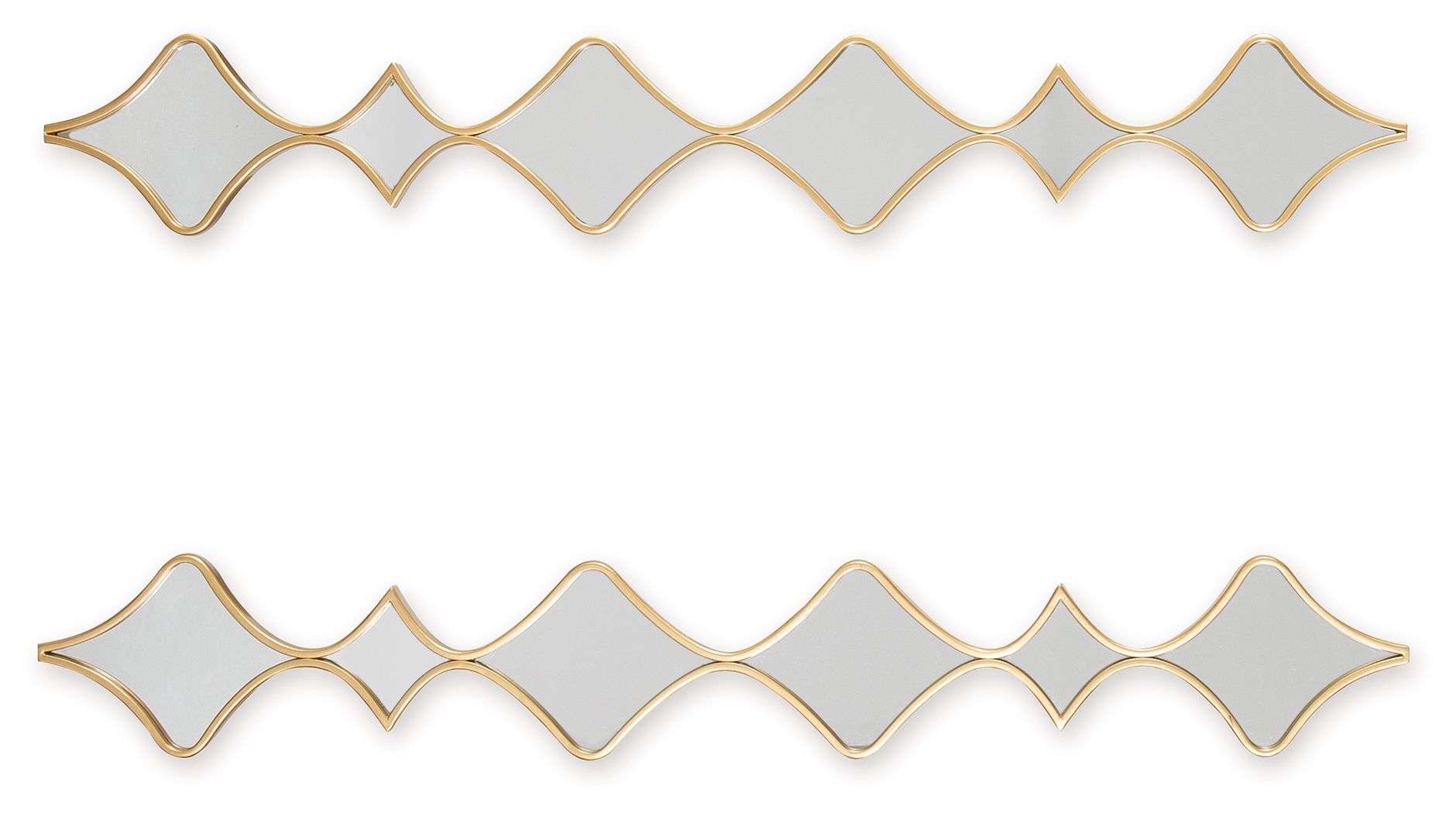 Harriswood - Accent Mirror Set (Set of 2) - Gold Finish - Image 2