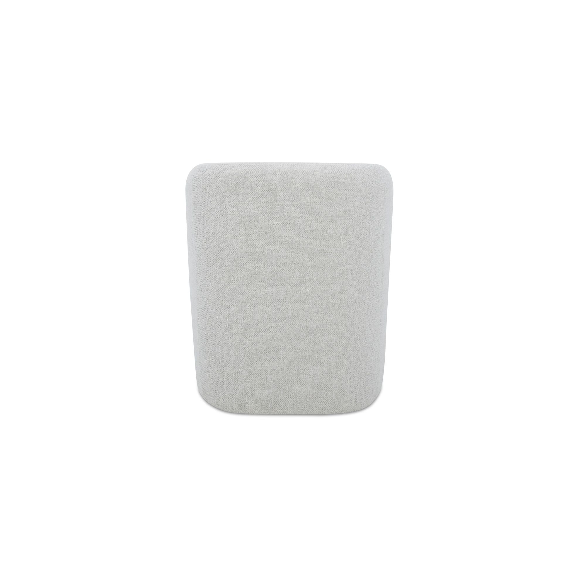 Sandy - Rolling Dining Chair - Off White - Image 2