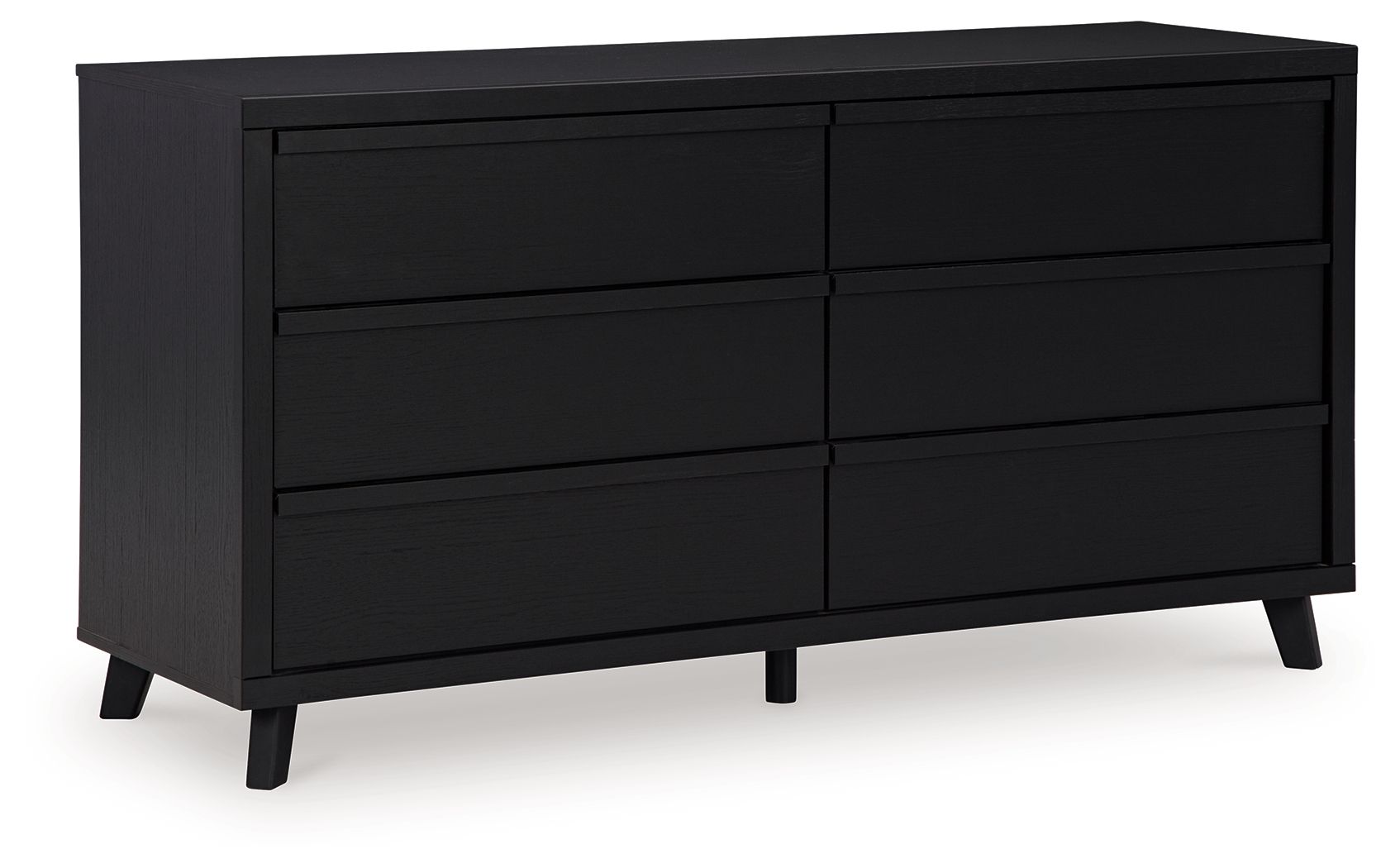 Danziar – Six Drawer Dresser – Black