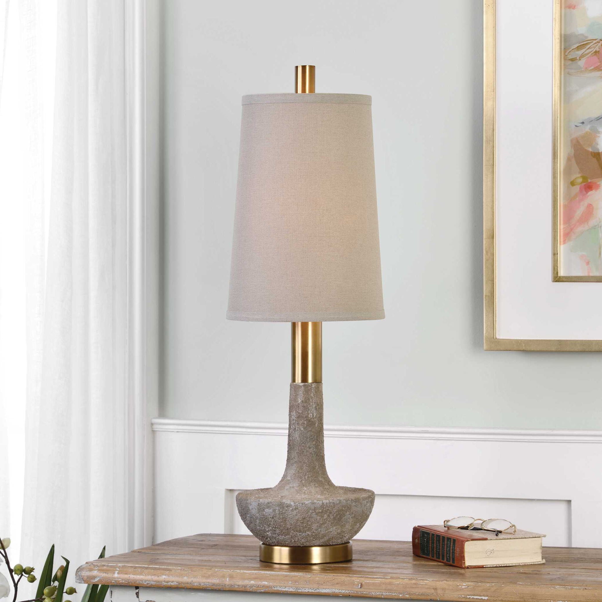 Volongo - Buffet Lamp - Stone Ivory - Image 2