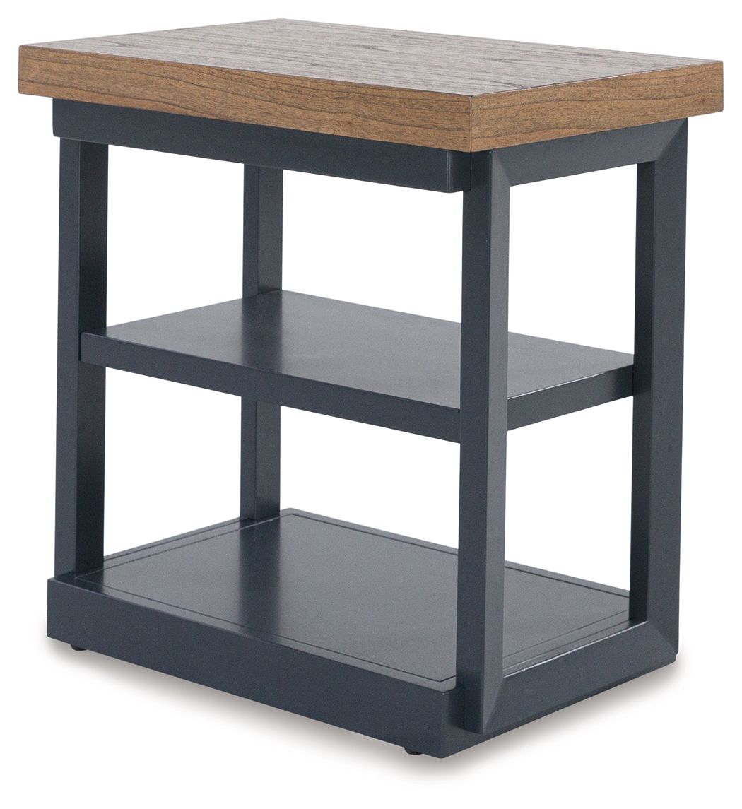 Landocken - Occasional Table Set (Set of 3) - Brown / Blue - Image 3