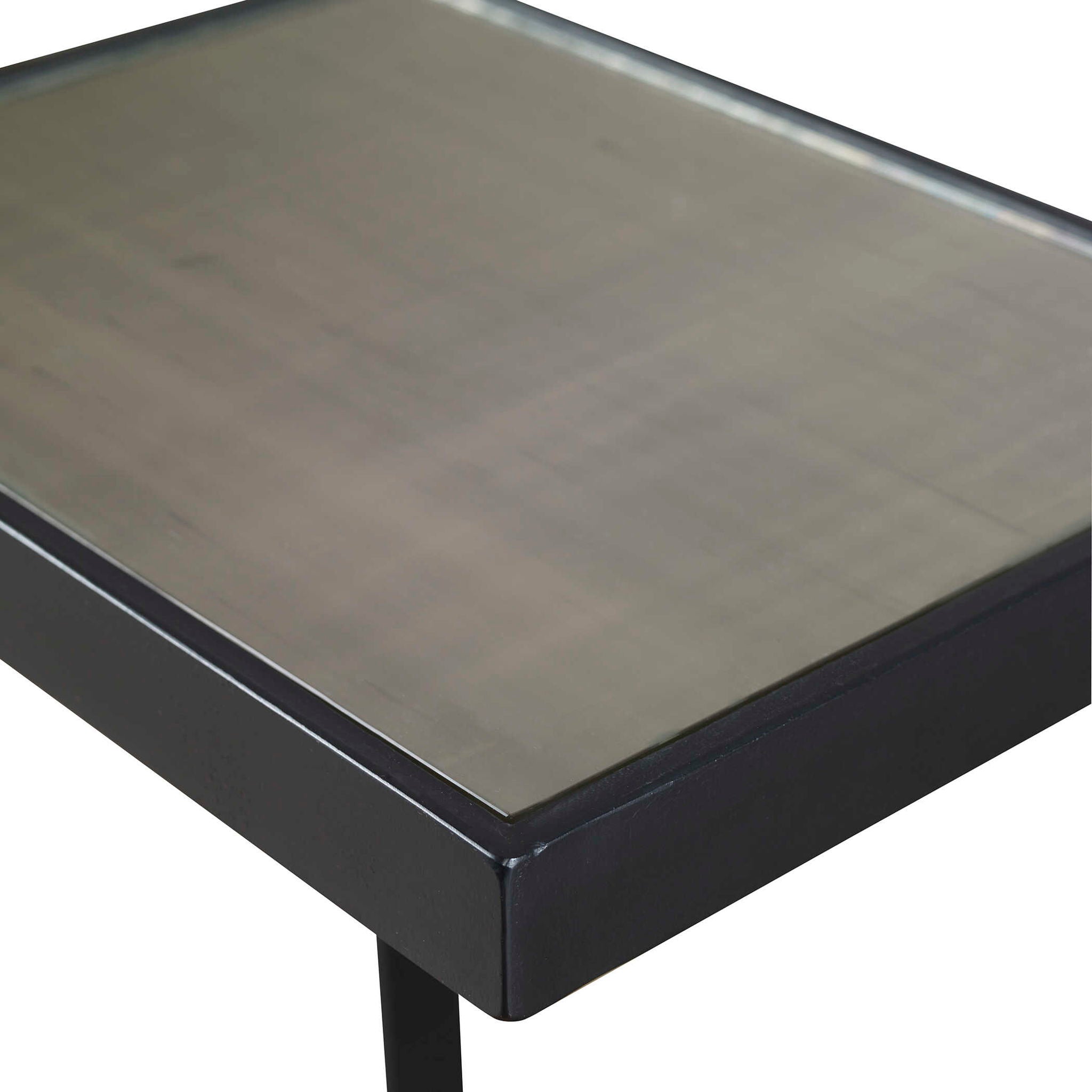 Windell - Cantilever Accent Table - Black & Pearl Silver - Image 2