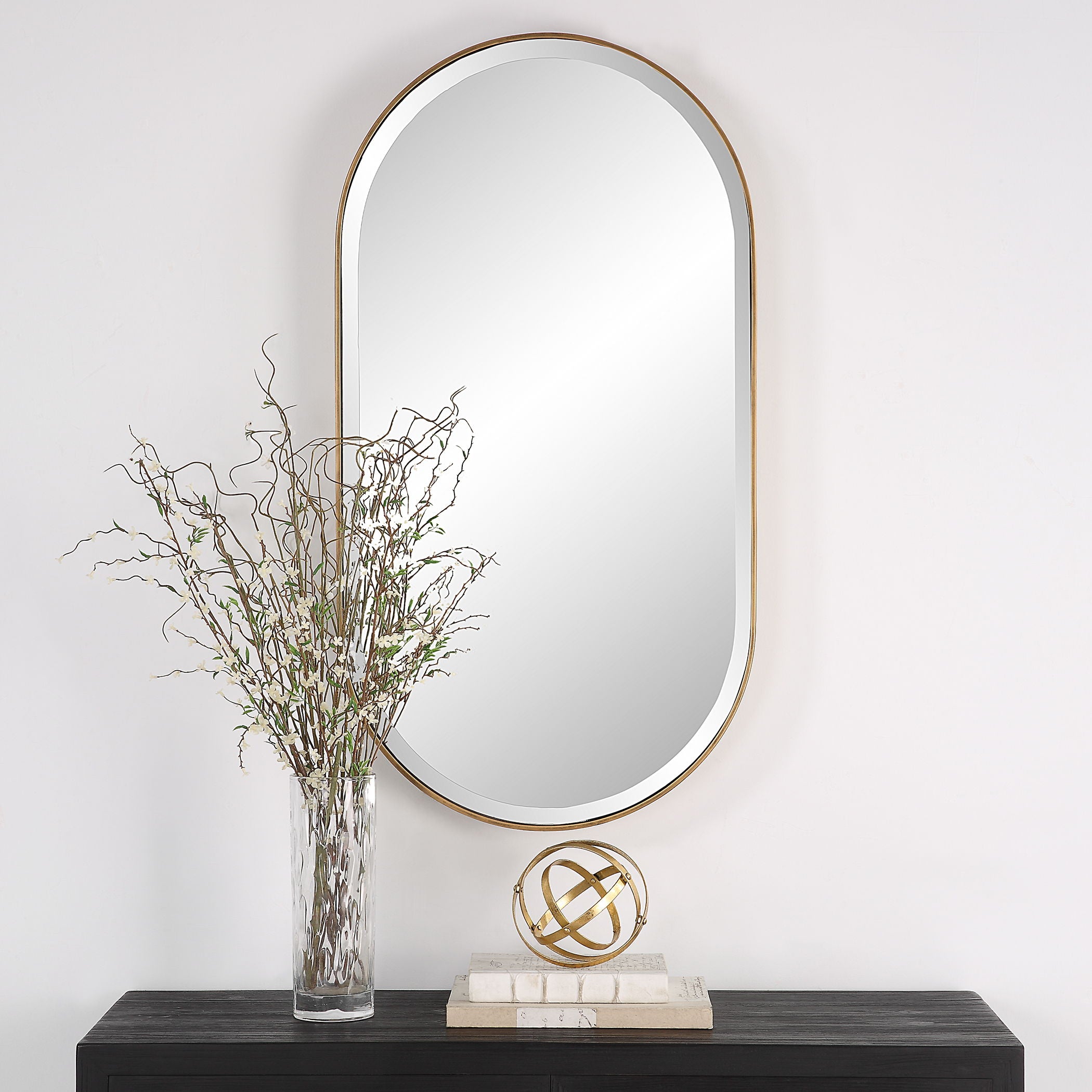 Lago - Oval Gold Mirror - Image 2