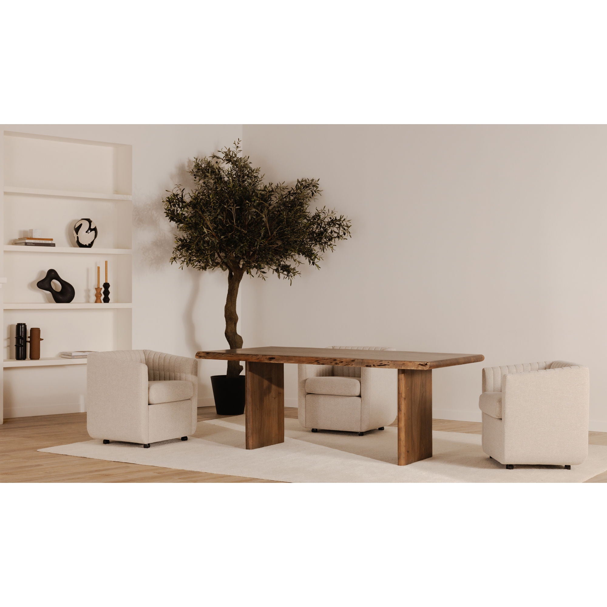 Lila - Small Dining Table - Brown - Image 3