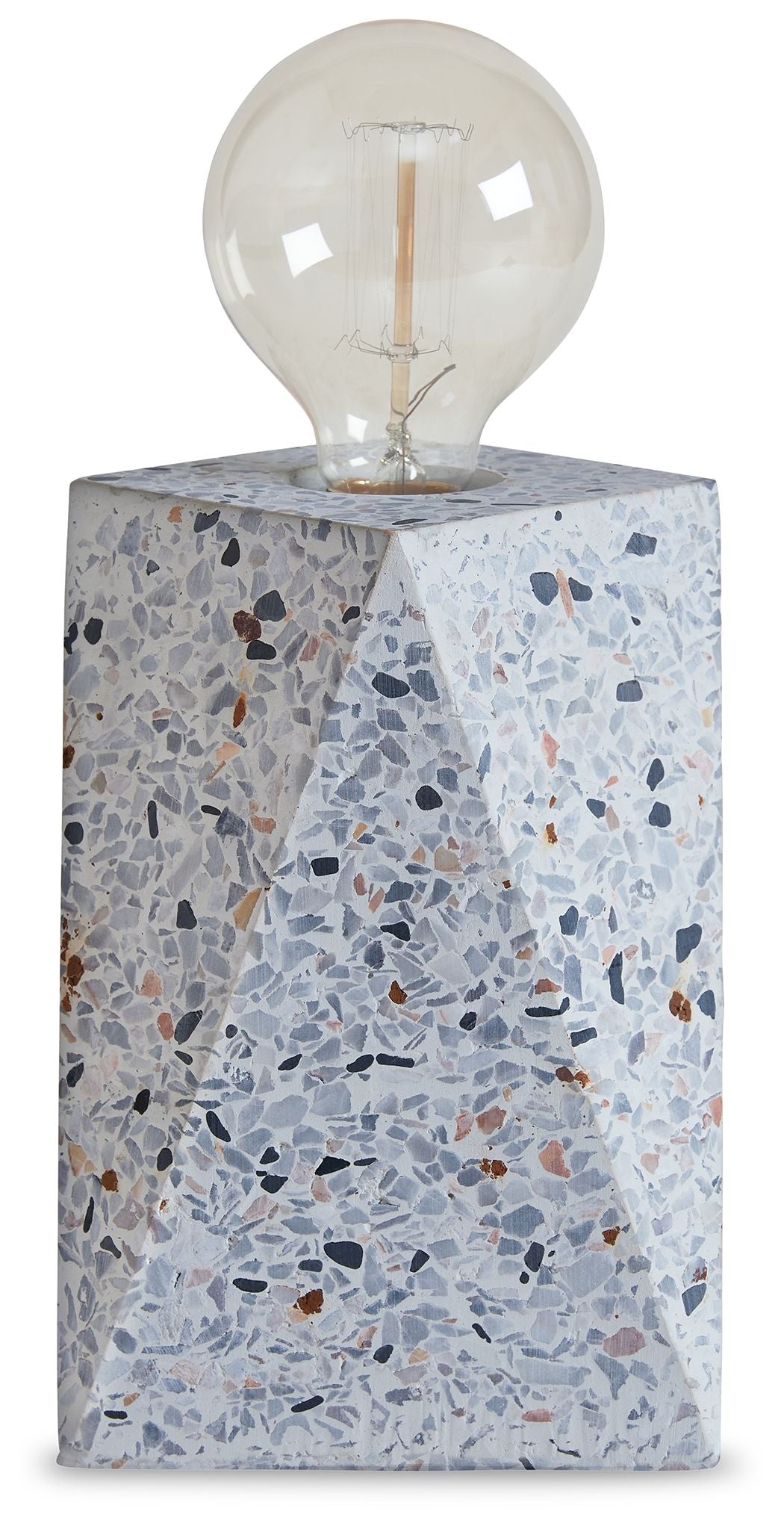 Maywick - Concrete Table Lamp  - White - Image 1