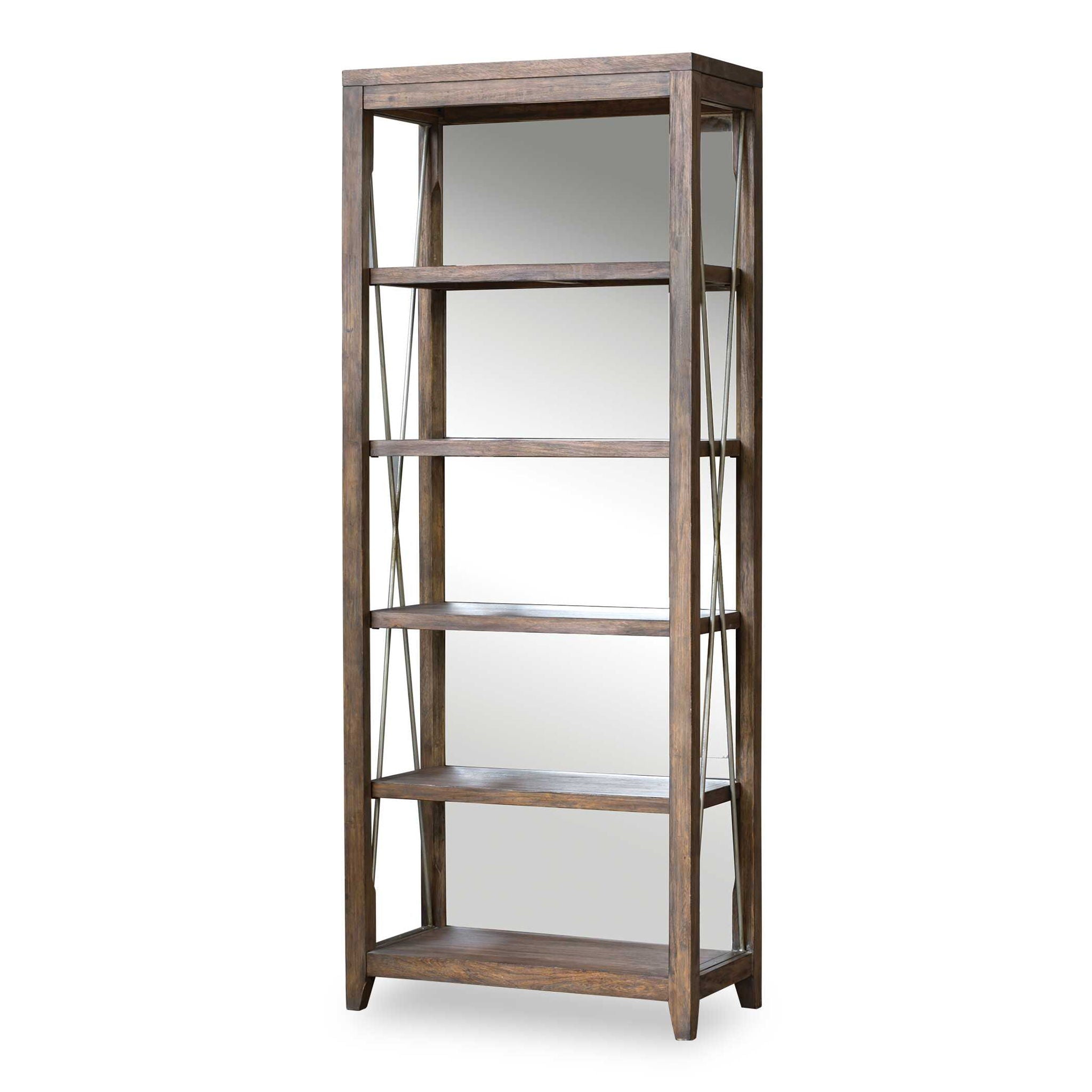 Delancey – Weathered Oak Etagere – Dark Brown