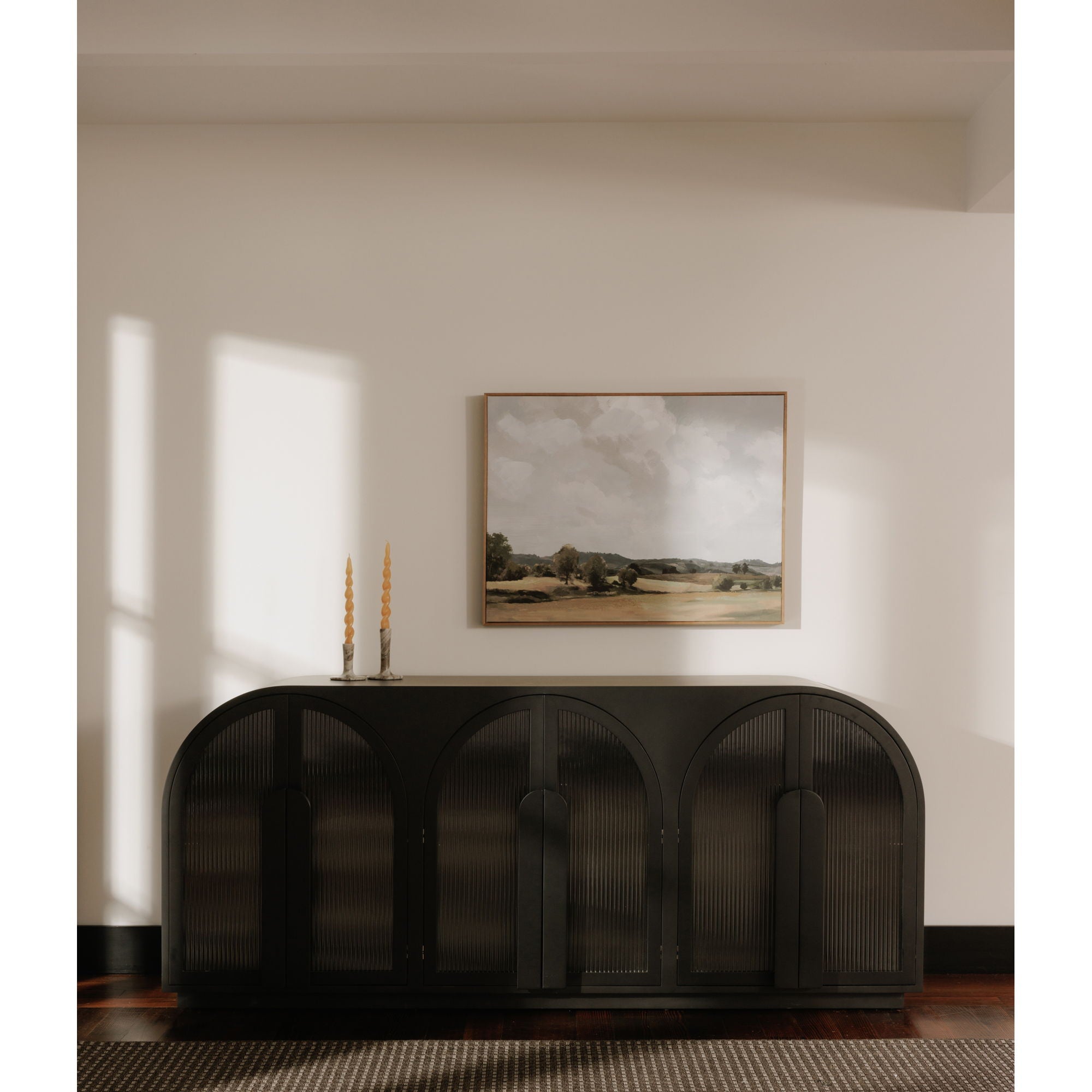 Vast Country - Framed Painting - White - Image 2