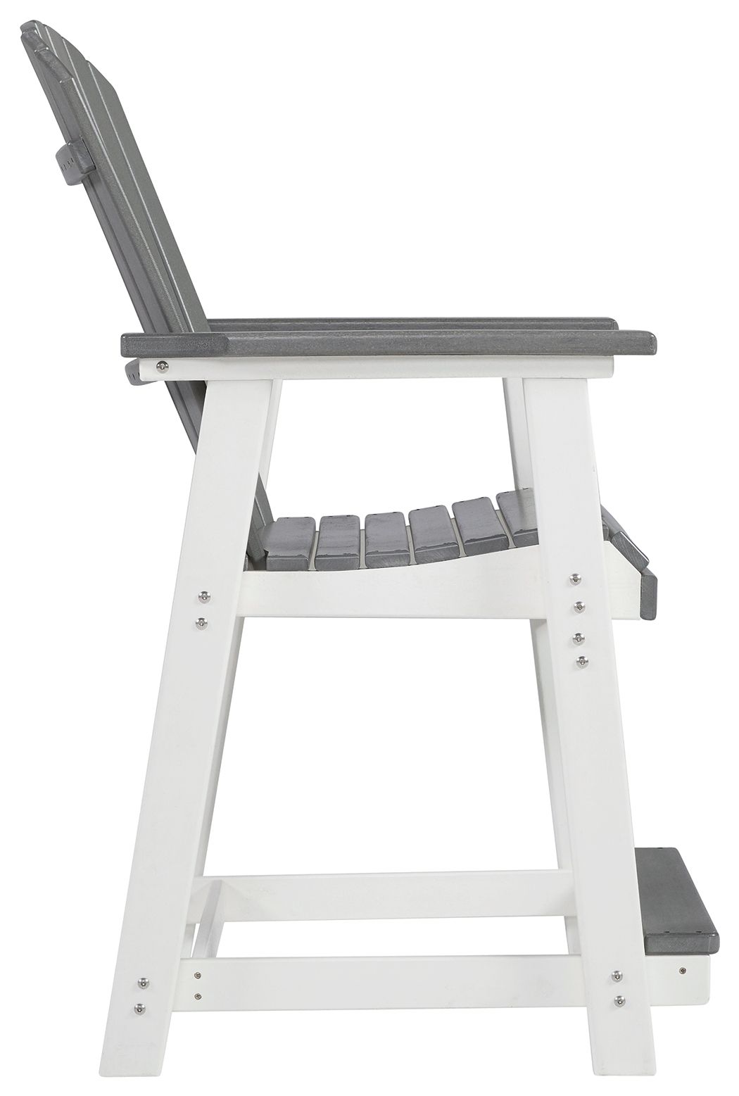 Transville - Barstool (Set of 2) - Gray / White - Image 2