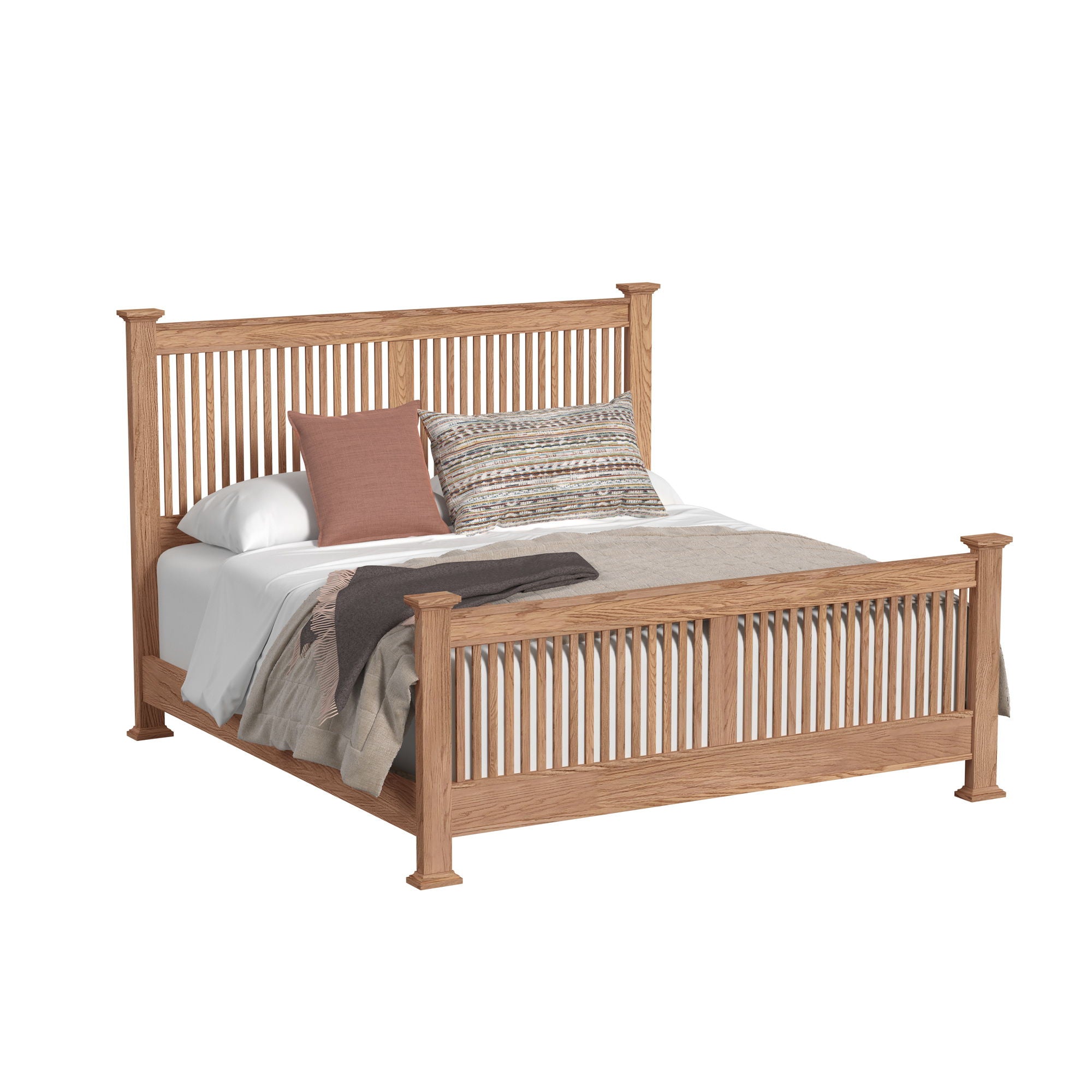Oak Park - Slat Bed - Image 2