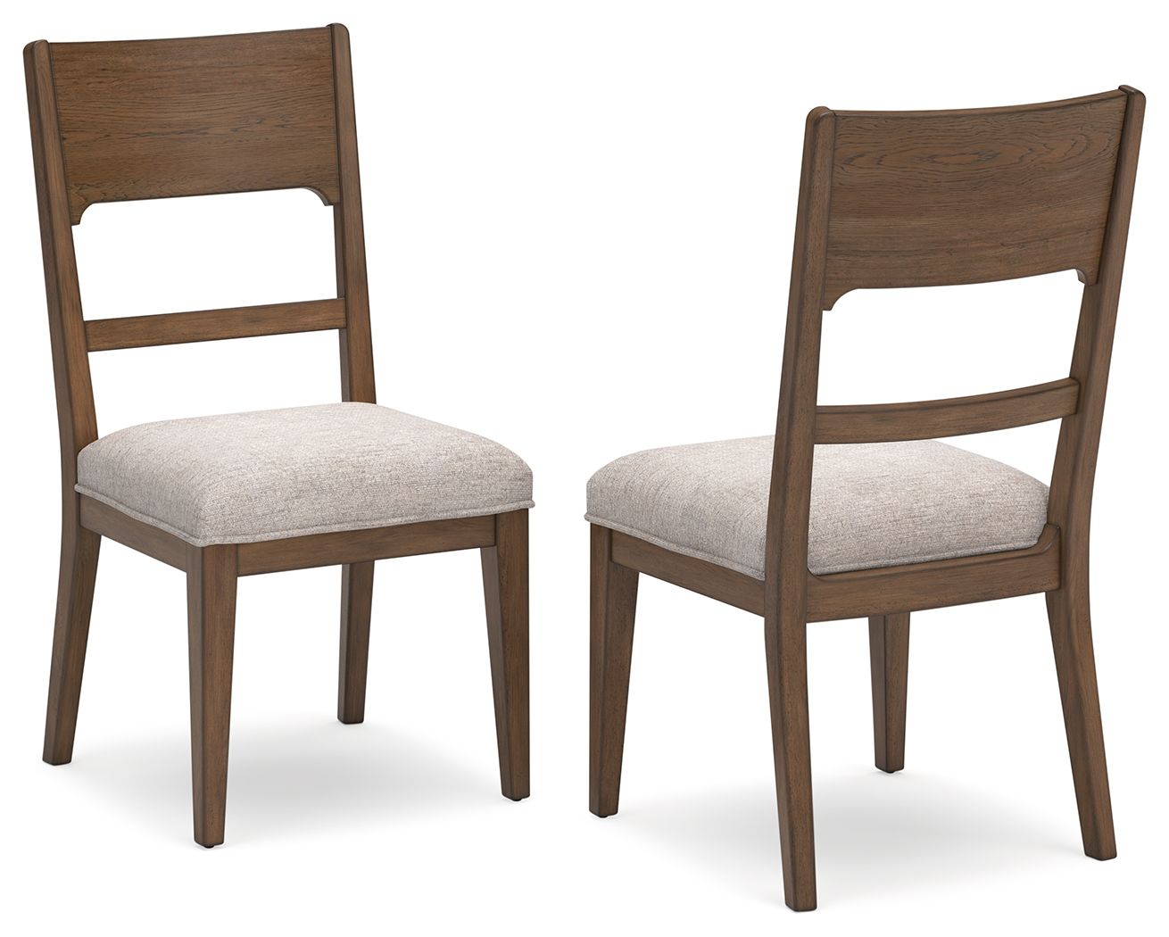 Cabalynn - Dining Uph Side Chair (Set of 2) - Oatmeal / Light Brown - Image 2