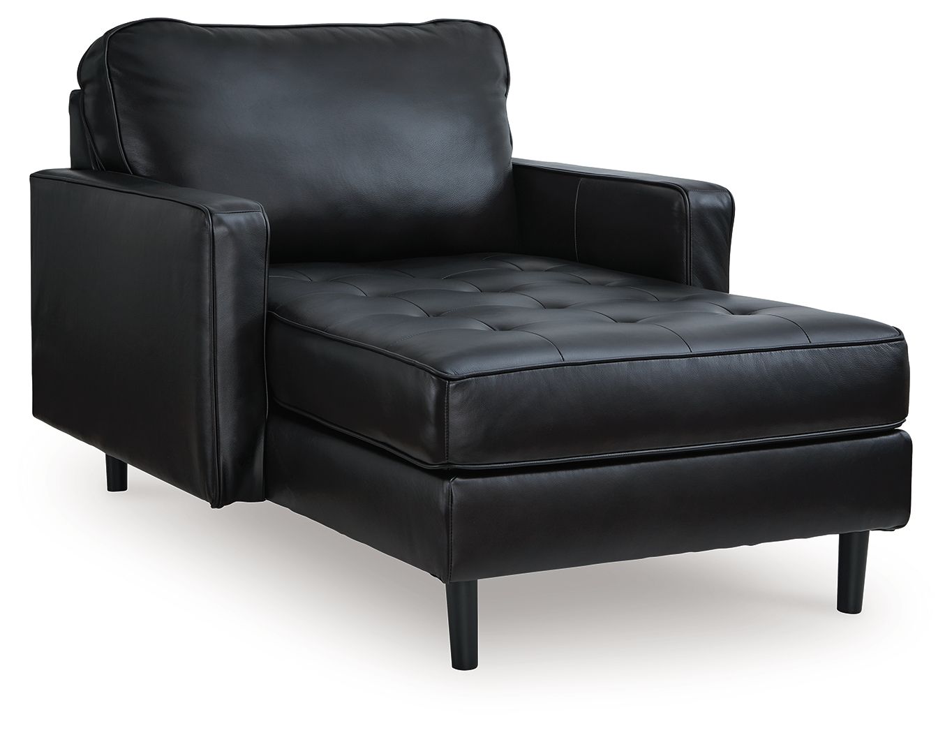 Bryceview – Chaise – Leather Match – Onyx