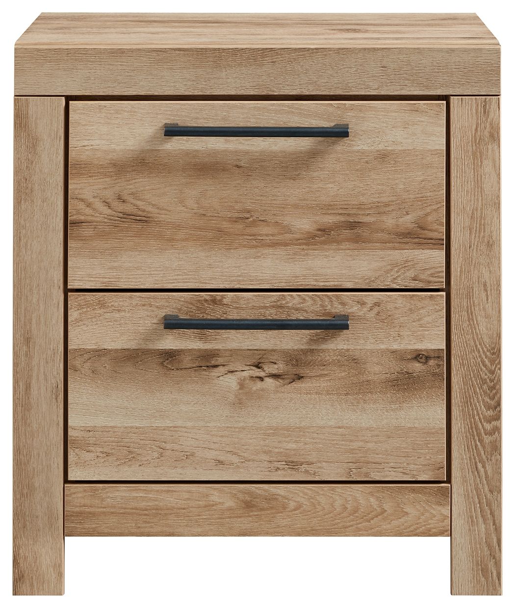 Hyanna - Two Drawer Night Stand - Tan Brown - Image 2