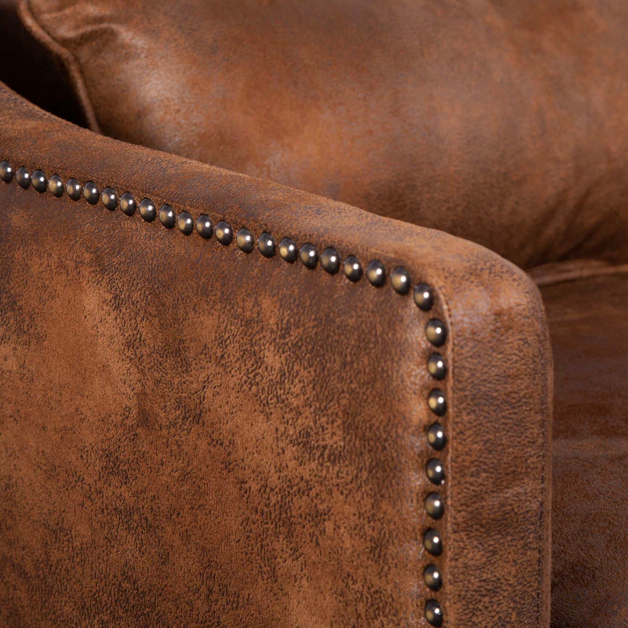 Clay - Leather Armchair - Dark Brown - Image 2