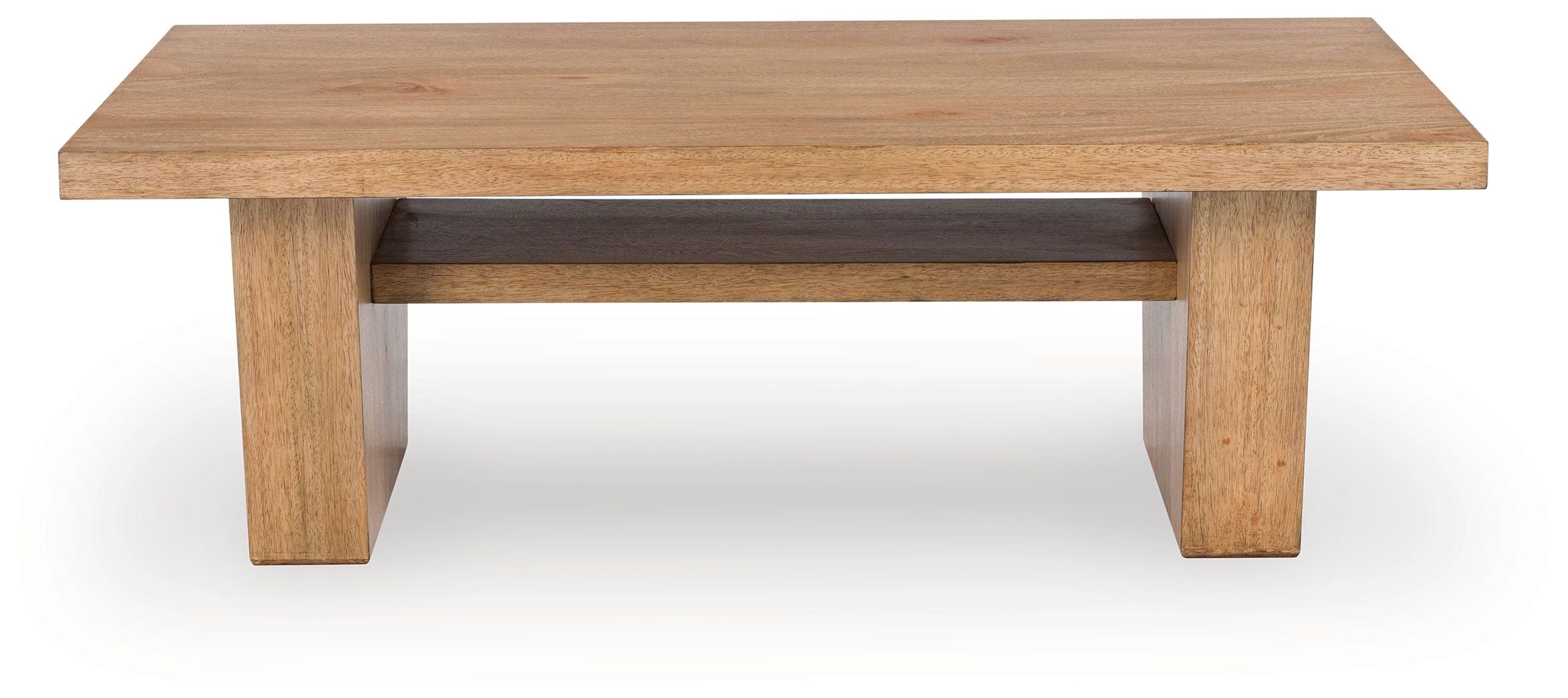 Kristiland - Rectangular Cocktail Table - Light Brown - Image 2