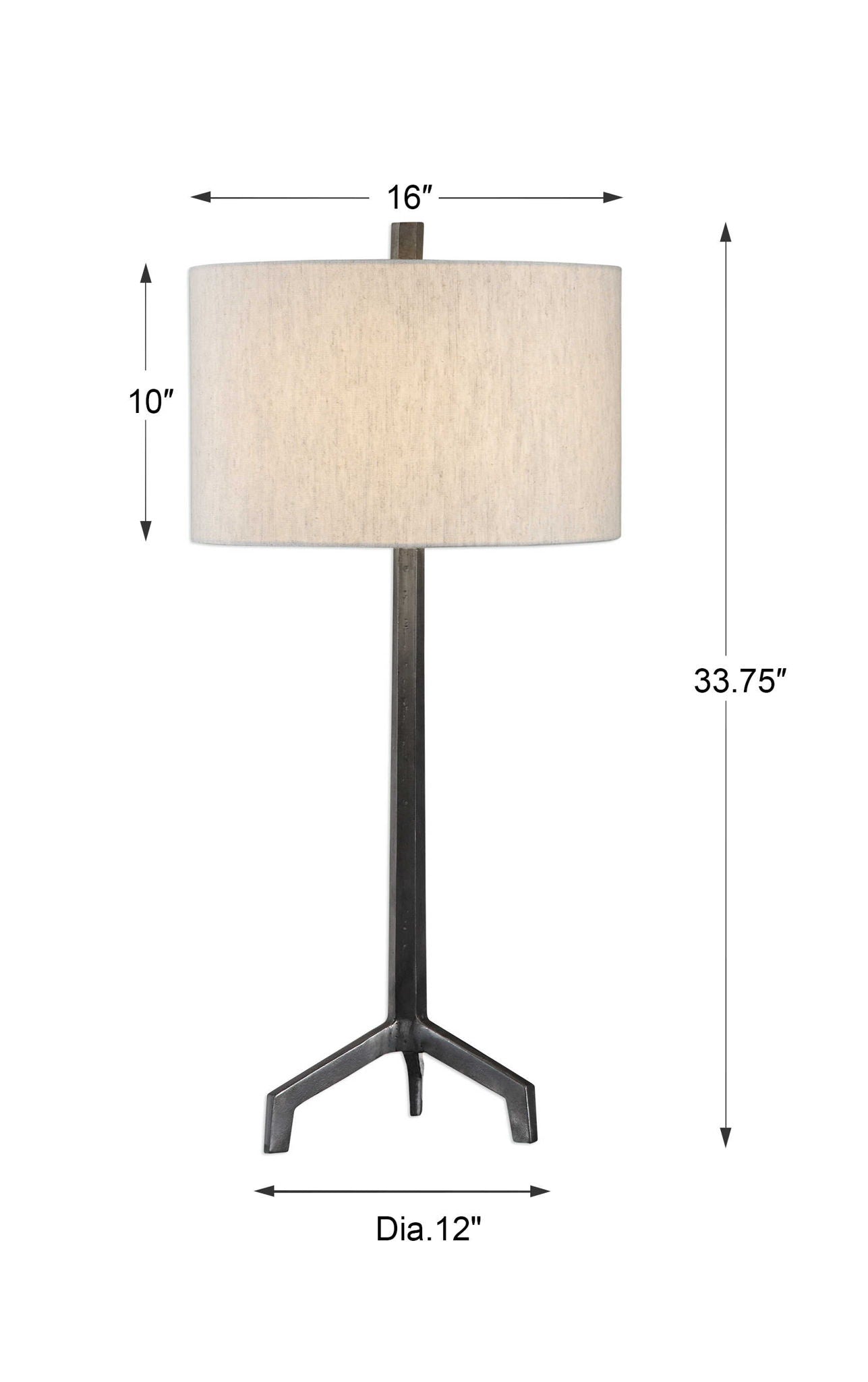 Ivor - Cast Iron Lamp - Image 3