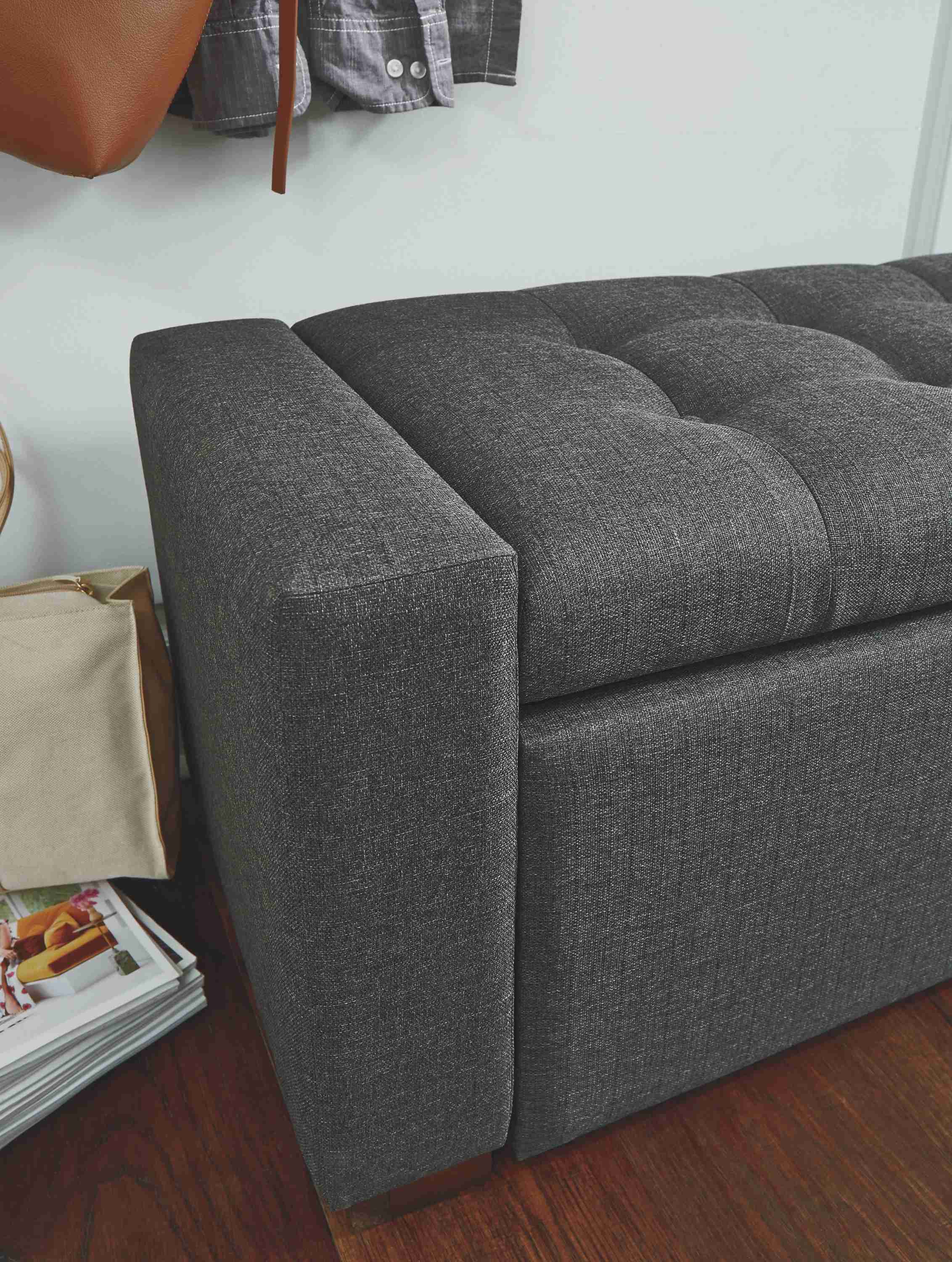 Cortwell - Storage Bench - Gray - Image 2
