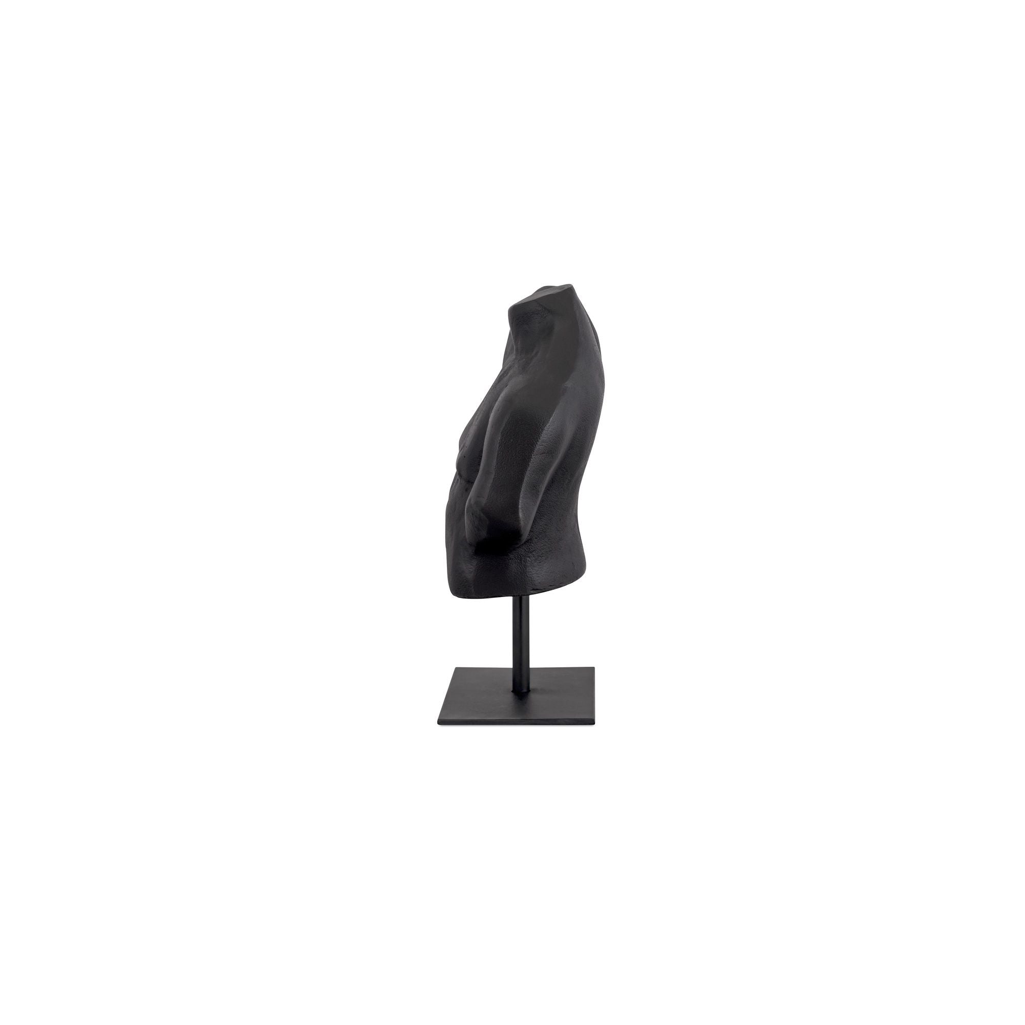 Victor - Cast Alumiinum Sculpture - Aged Black - Image 2