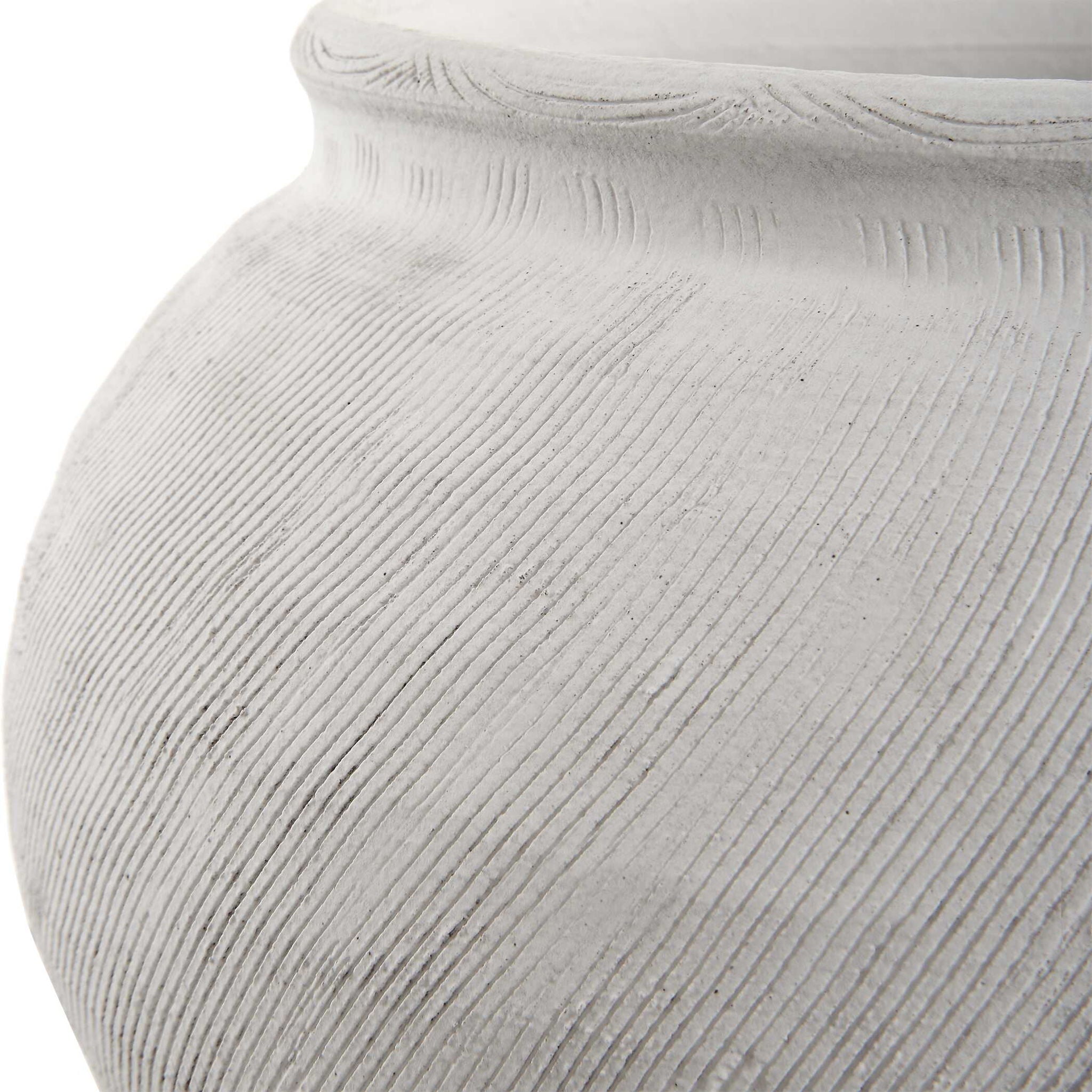 Floreana - Round Vase - White - Image 2