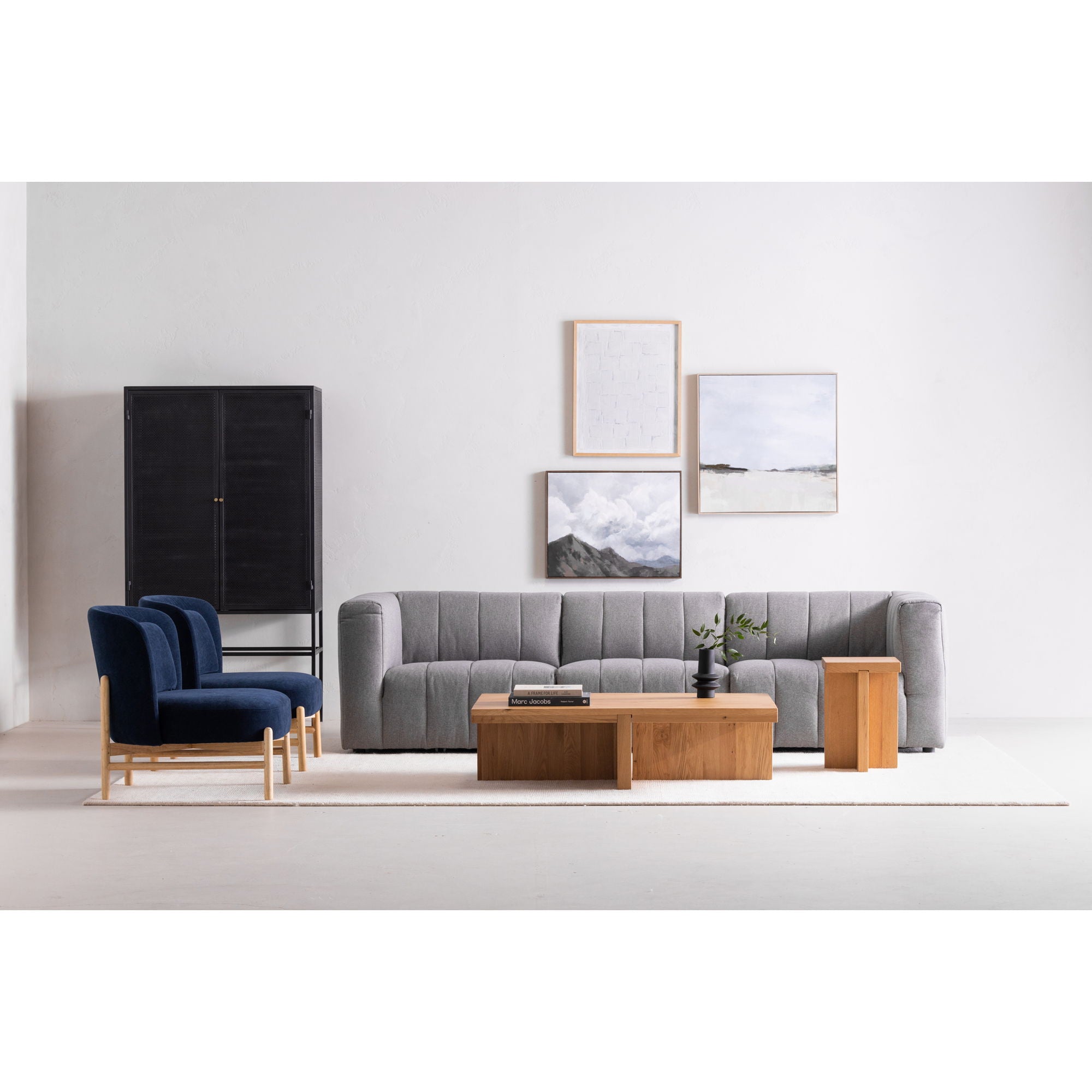 Folke - Rectangular Coffee Table - Light Brown - Image 2