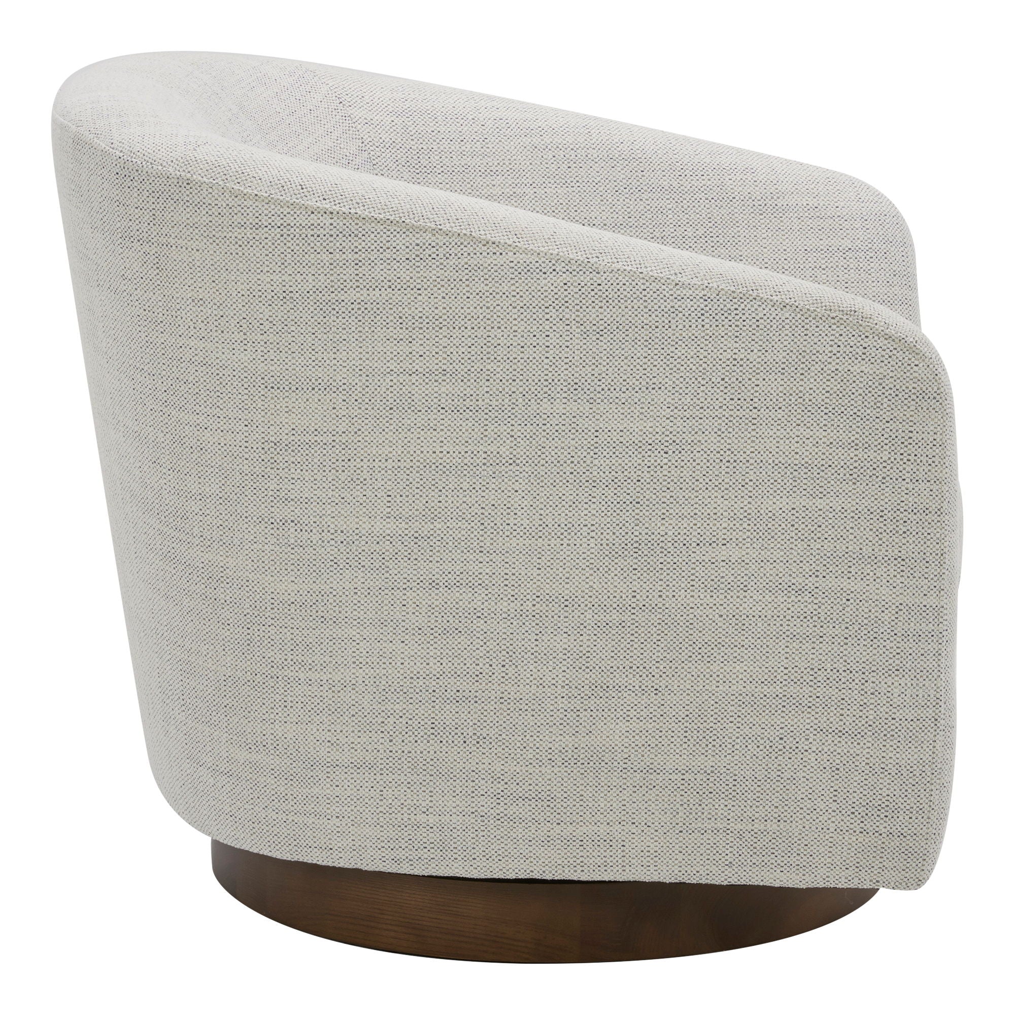 Oscy - Living Room Swivel Chair - Splashed White - Image 2
