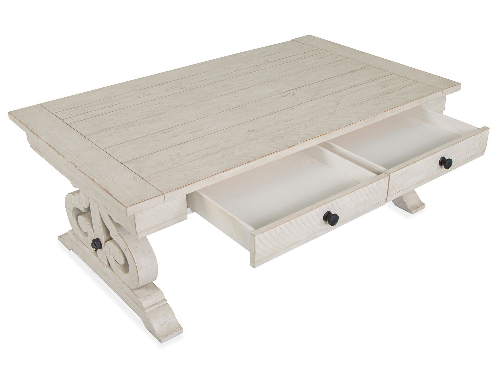 Bronwyn - Rectangular Cocktail Table - Alabaster - Image 2