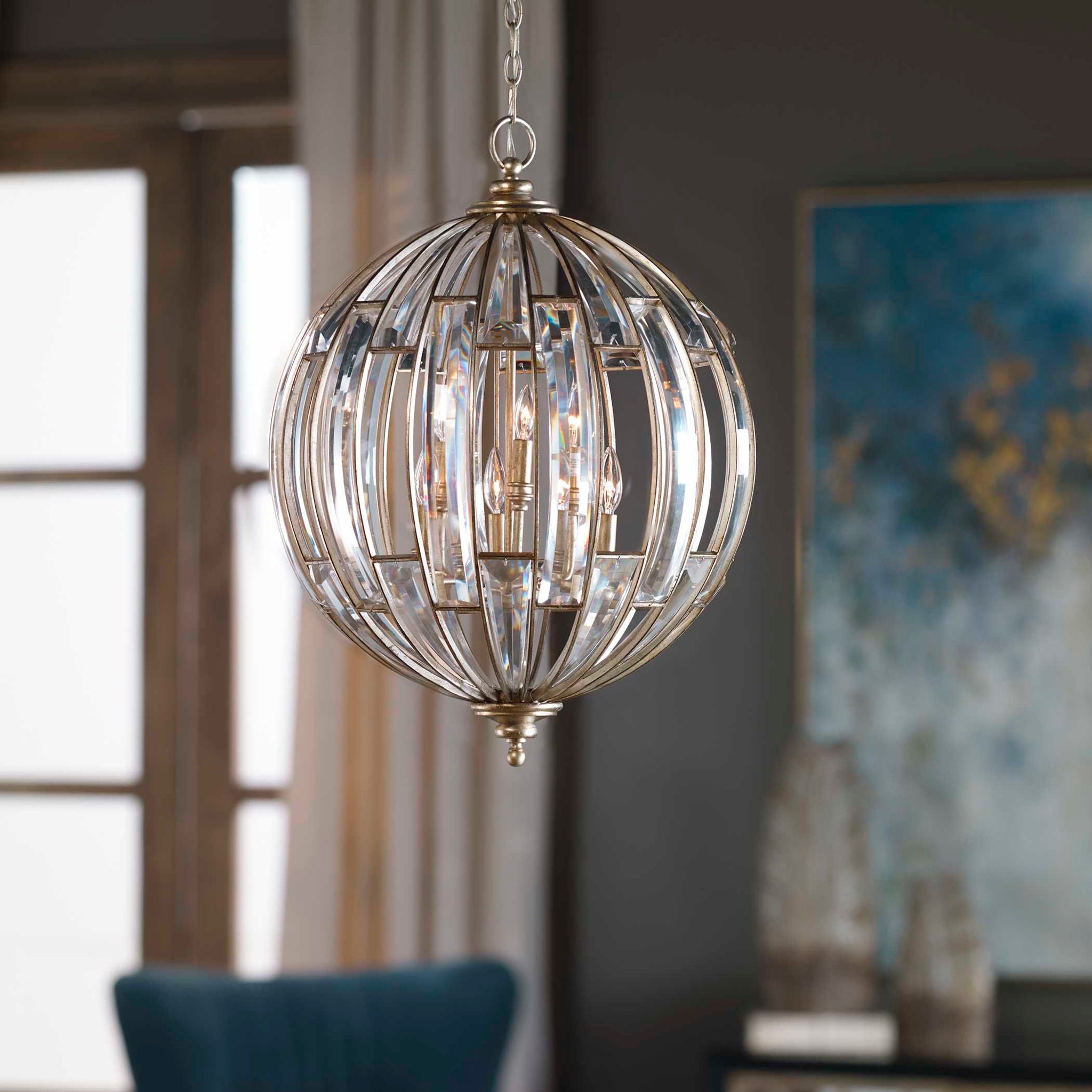 Vicentina - 6 Light Sphere Pendant - Gold - Image 2