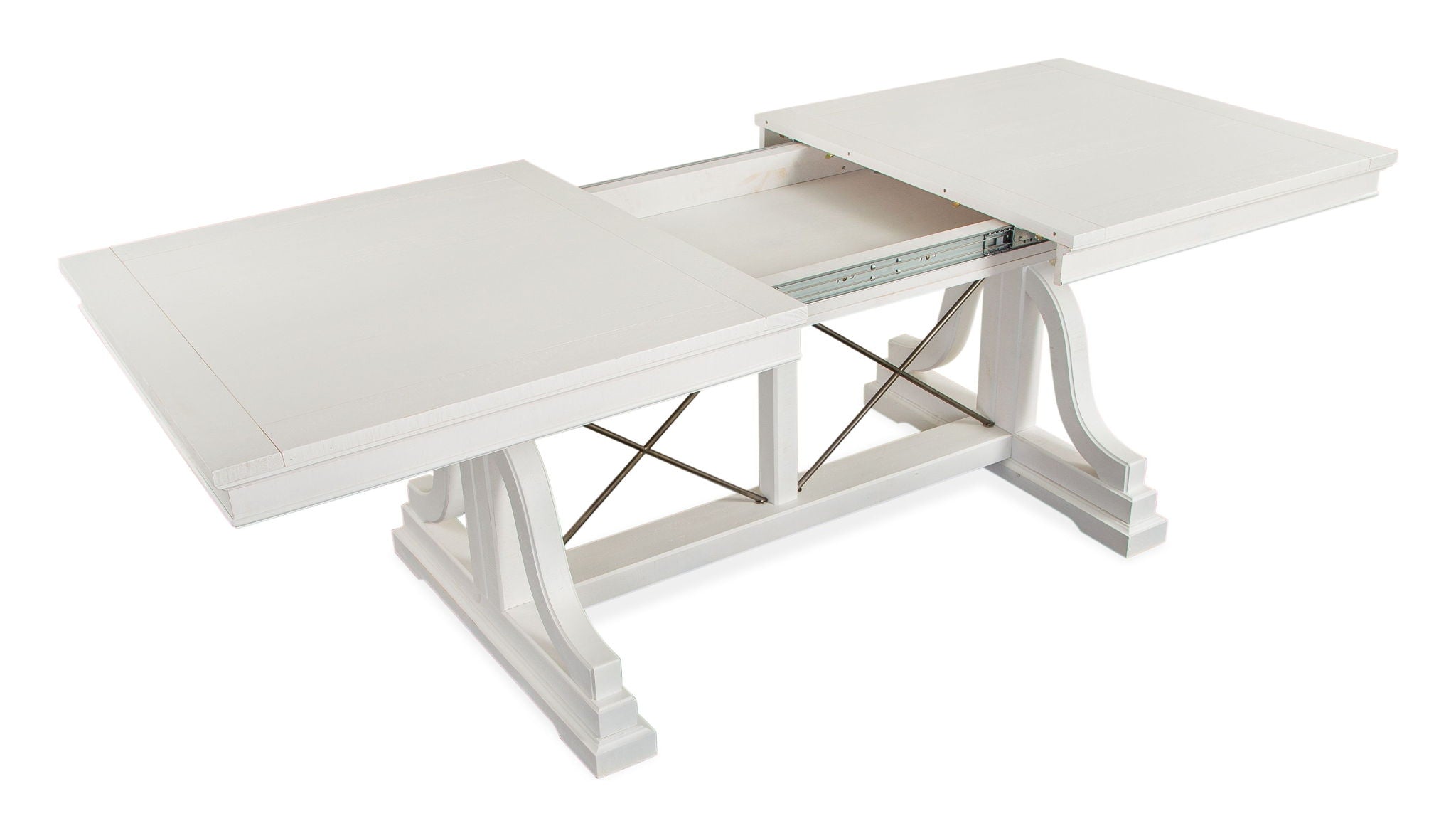 Heron Cove - Trestle Dining Table - Chalk White - Image 2