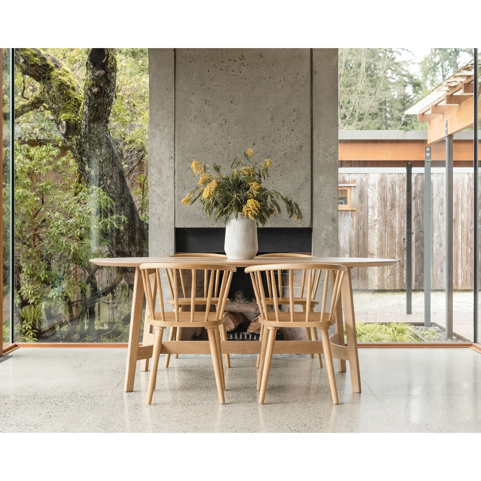 Trie - Small Dining Table - Natural Light Oak - Image 2